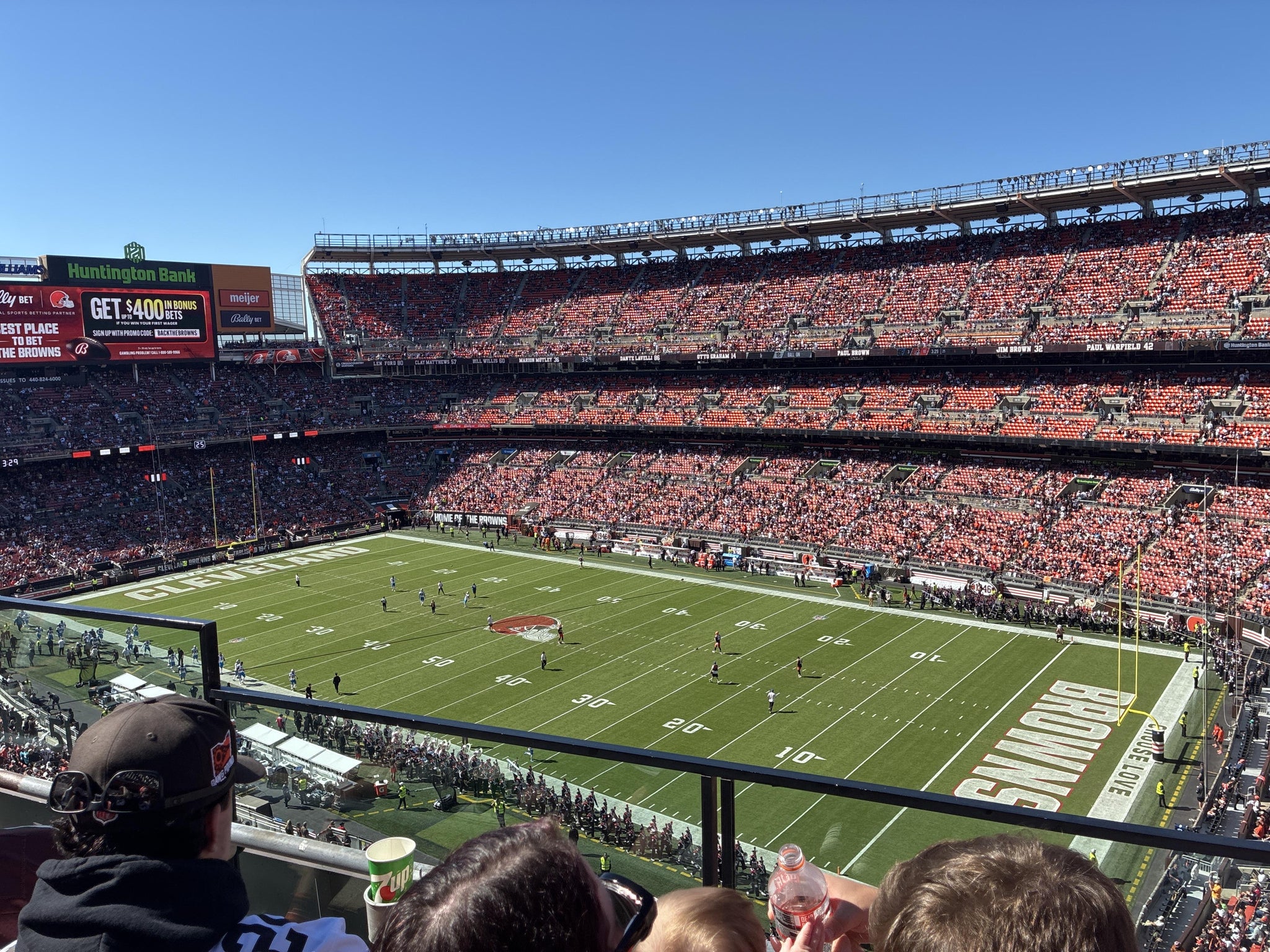 Real Fan View taken from Section 514 at Huntington Bank Field by Devin H