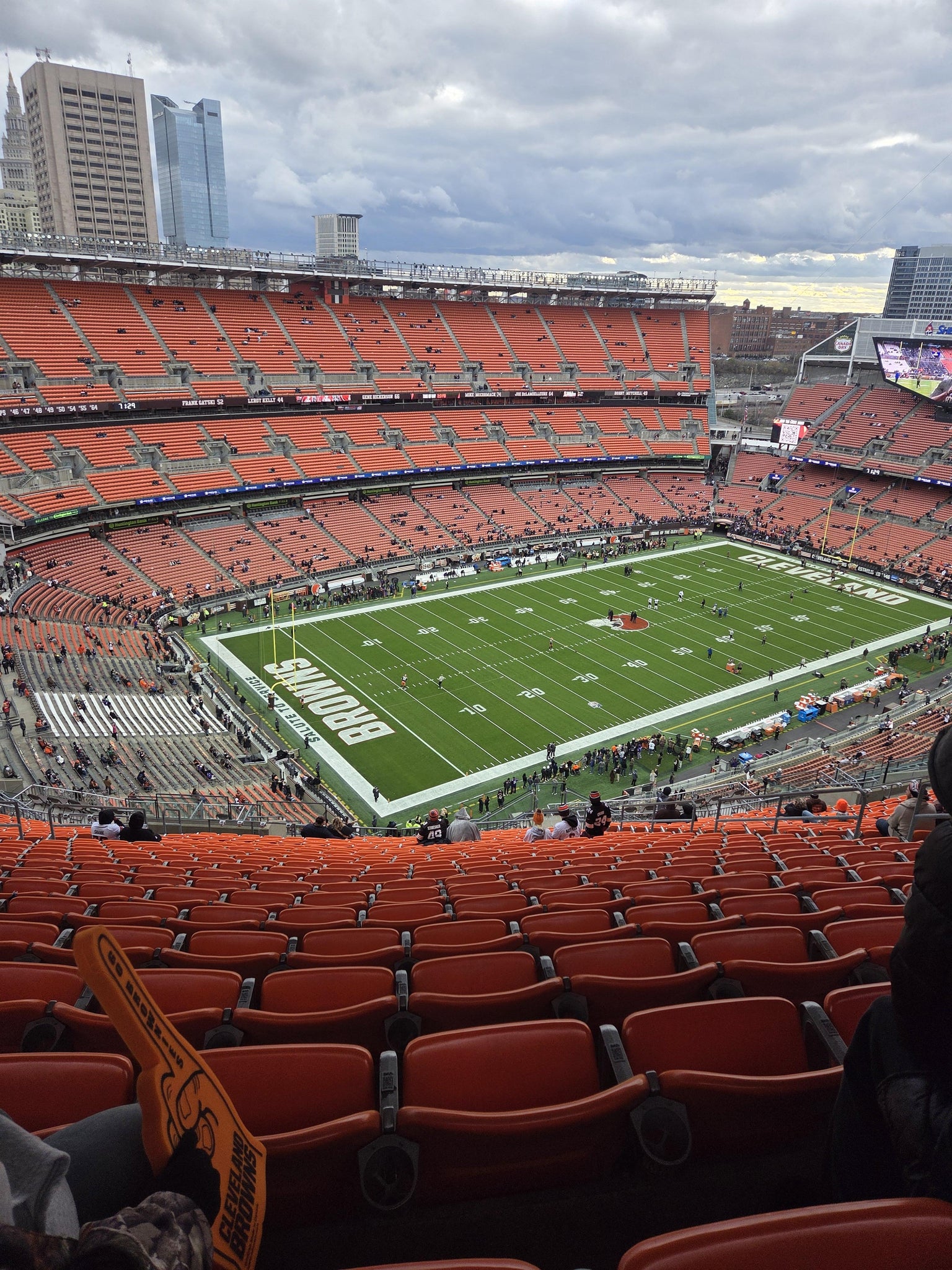 Real Fan View taken from Section 527 at Huntington Bank Field by Joe N