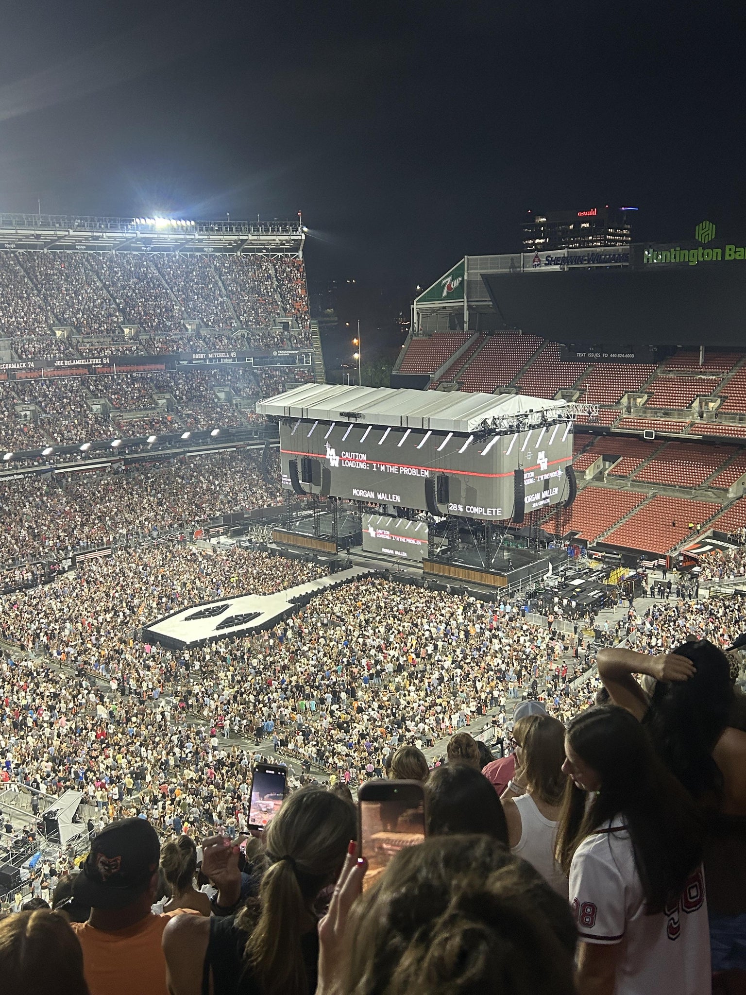Real Fan View taken from Section 529 at Huntington Bank Field by Lindsay B