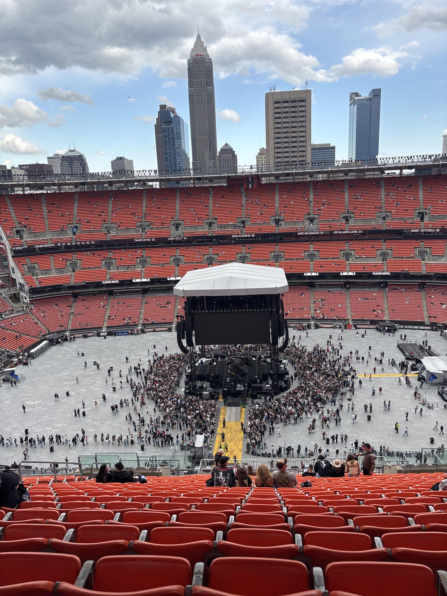 Real Fan View taken from Section 534 at Huntington Bank Field by Thomas G