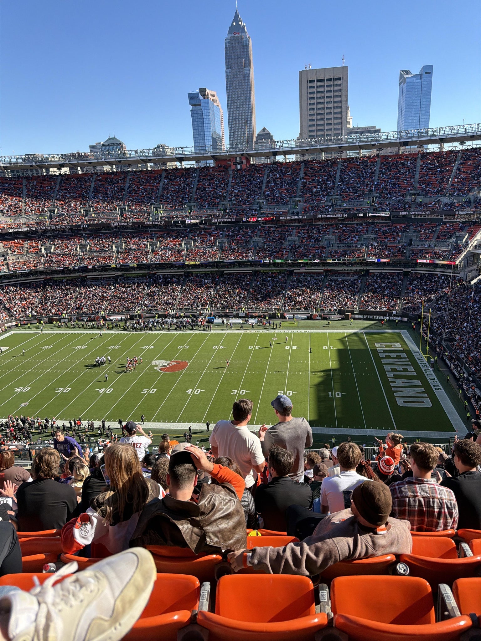 Real Fan View taken from Section 536 at Huntington Bank Field by Chloe E