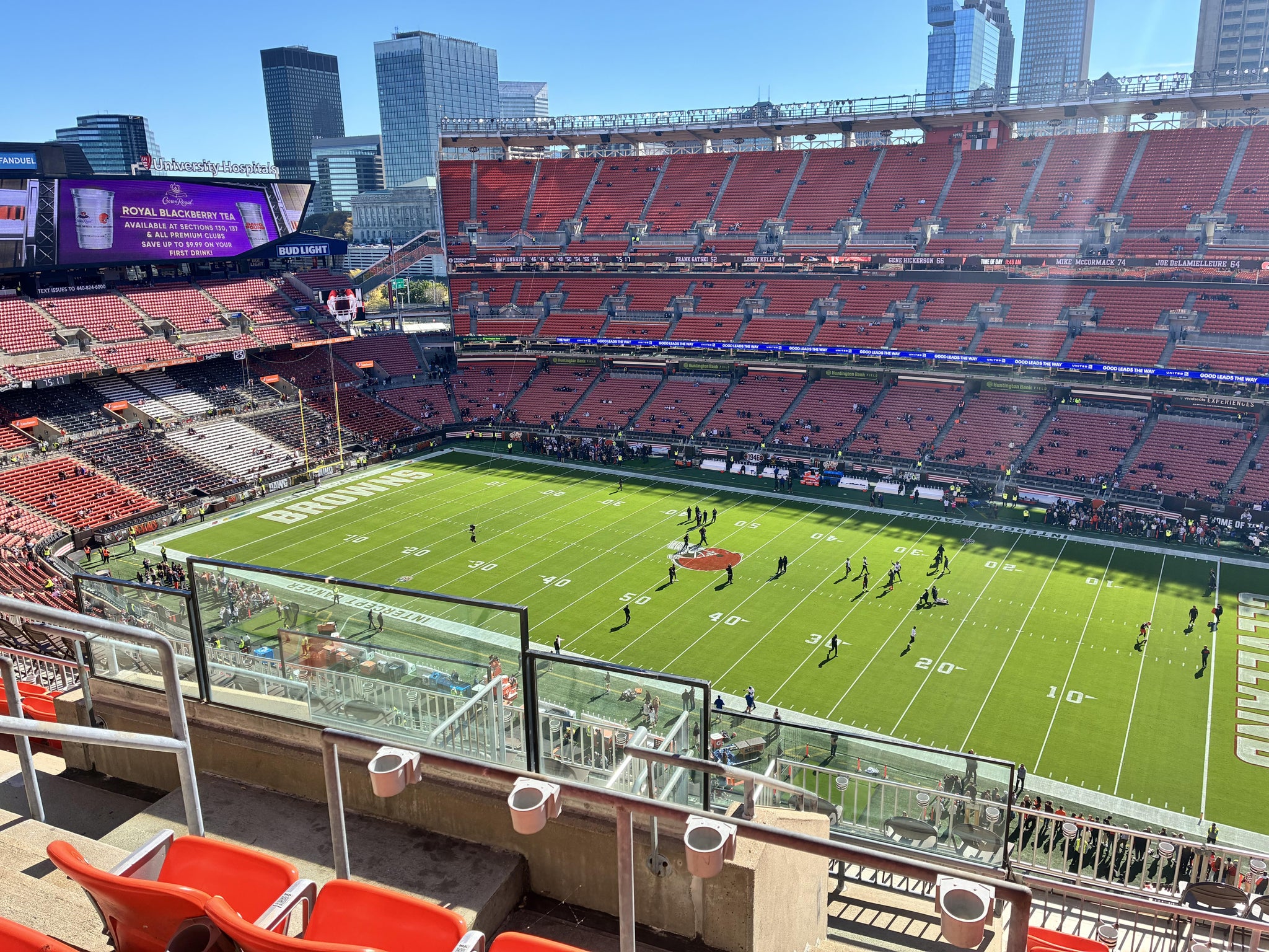 Real Fan View taken from Section 537 at Huntington Bank Field by Nicole H