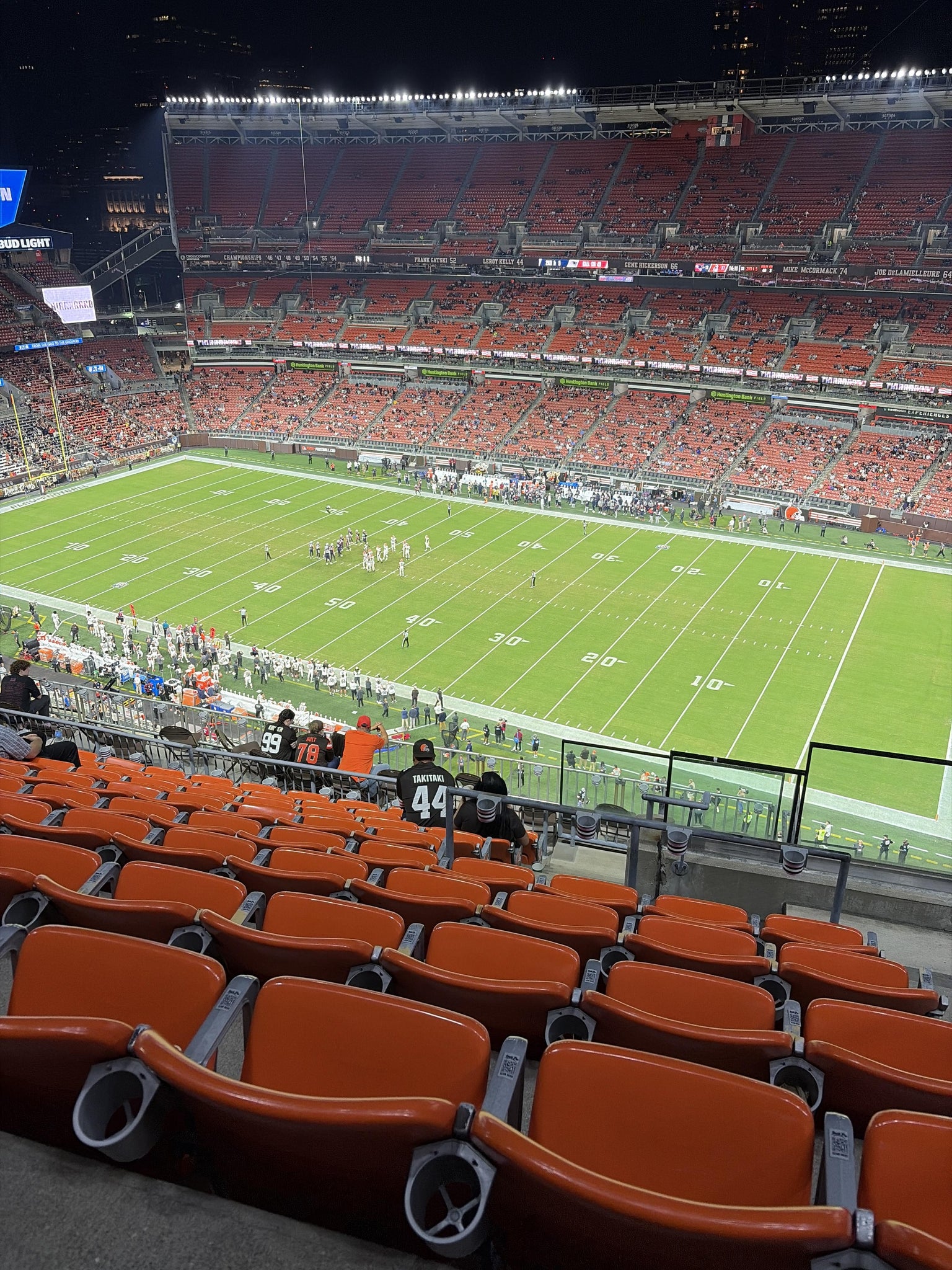 Real Fan View taken from Section 537 at Huntington Bank Field by Joshua P