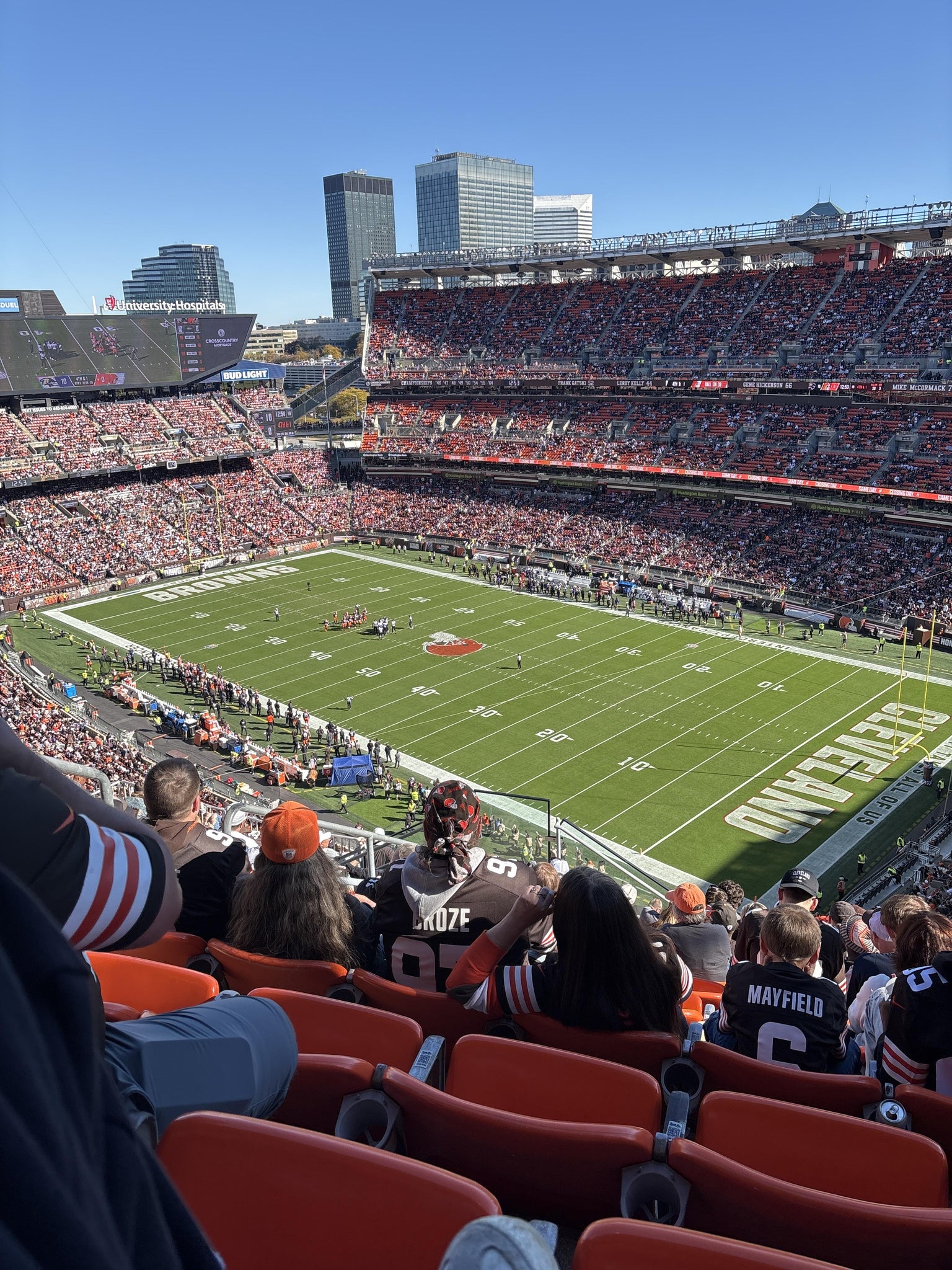 Real Fan View taken from Section 540 at Huntington Bank Field by Chase B