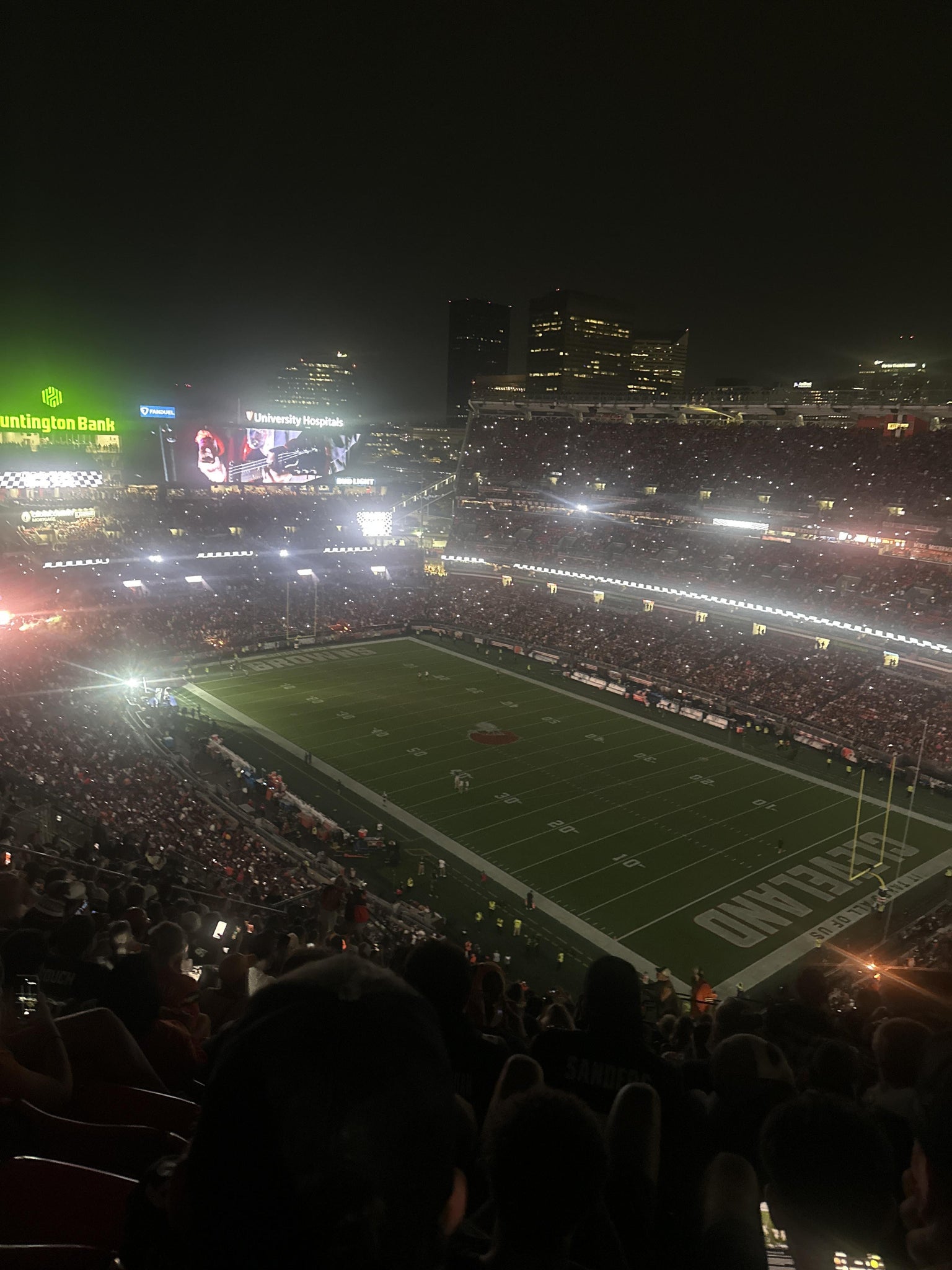 Real Fan View taken from Section 540 at Huntington Bank Field by Lanell S