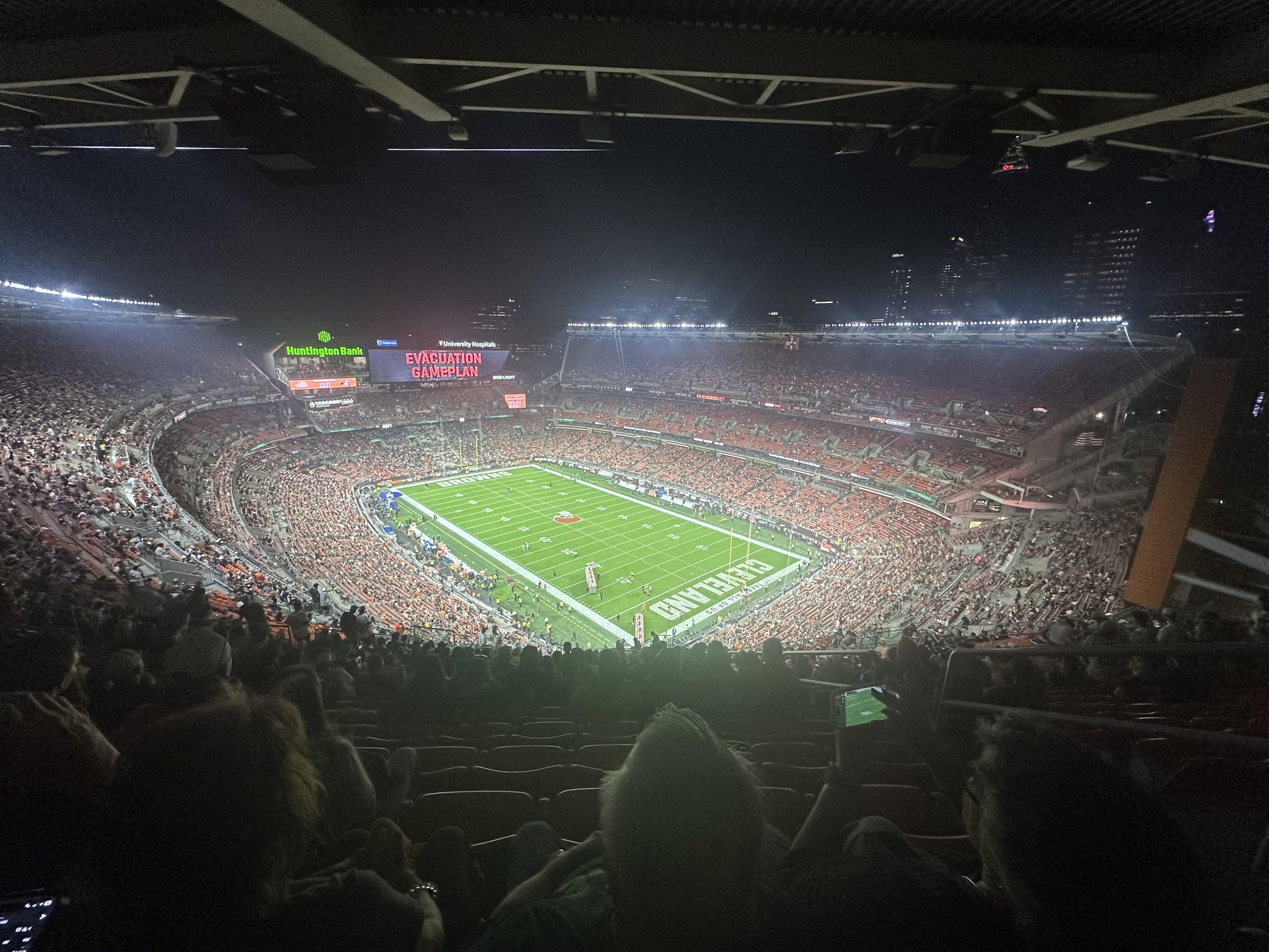 Real Fan View taken from Section 541 at Huntington Bank Field by Aidan B
