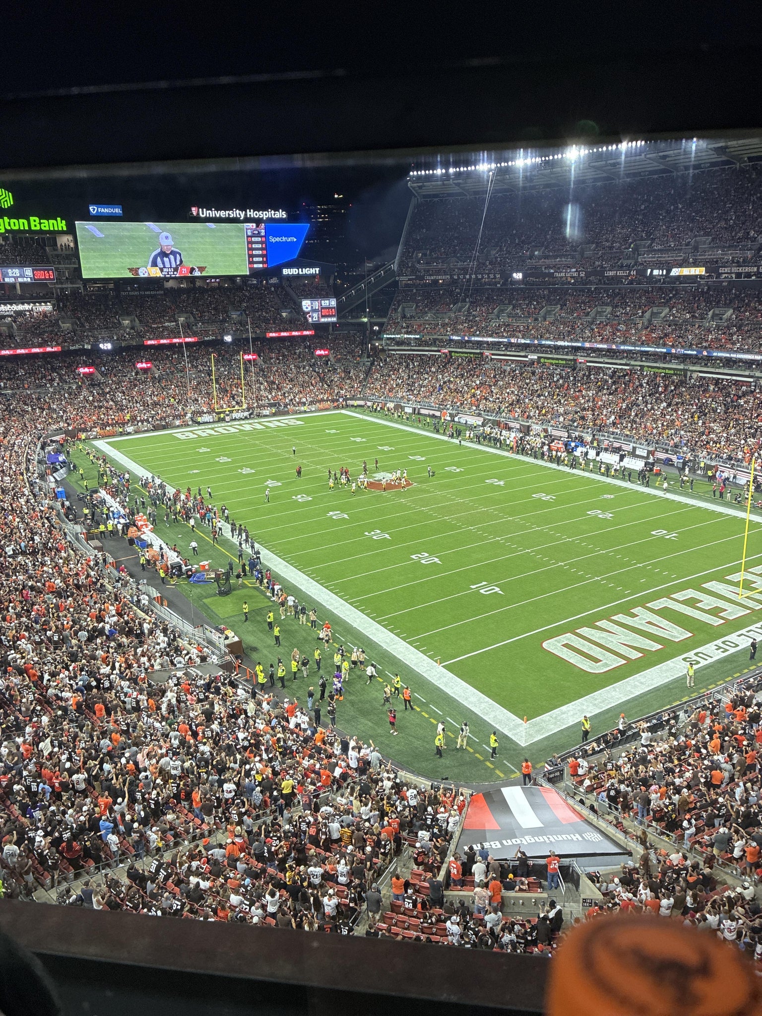 Real Fan View taken from Section 542 at Huntington Bank Field by Michael F