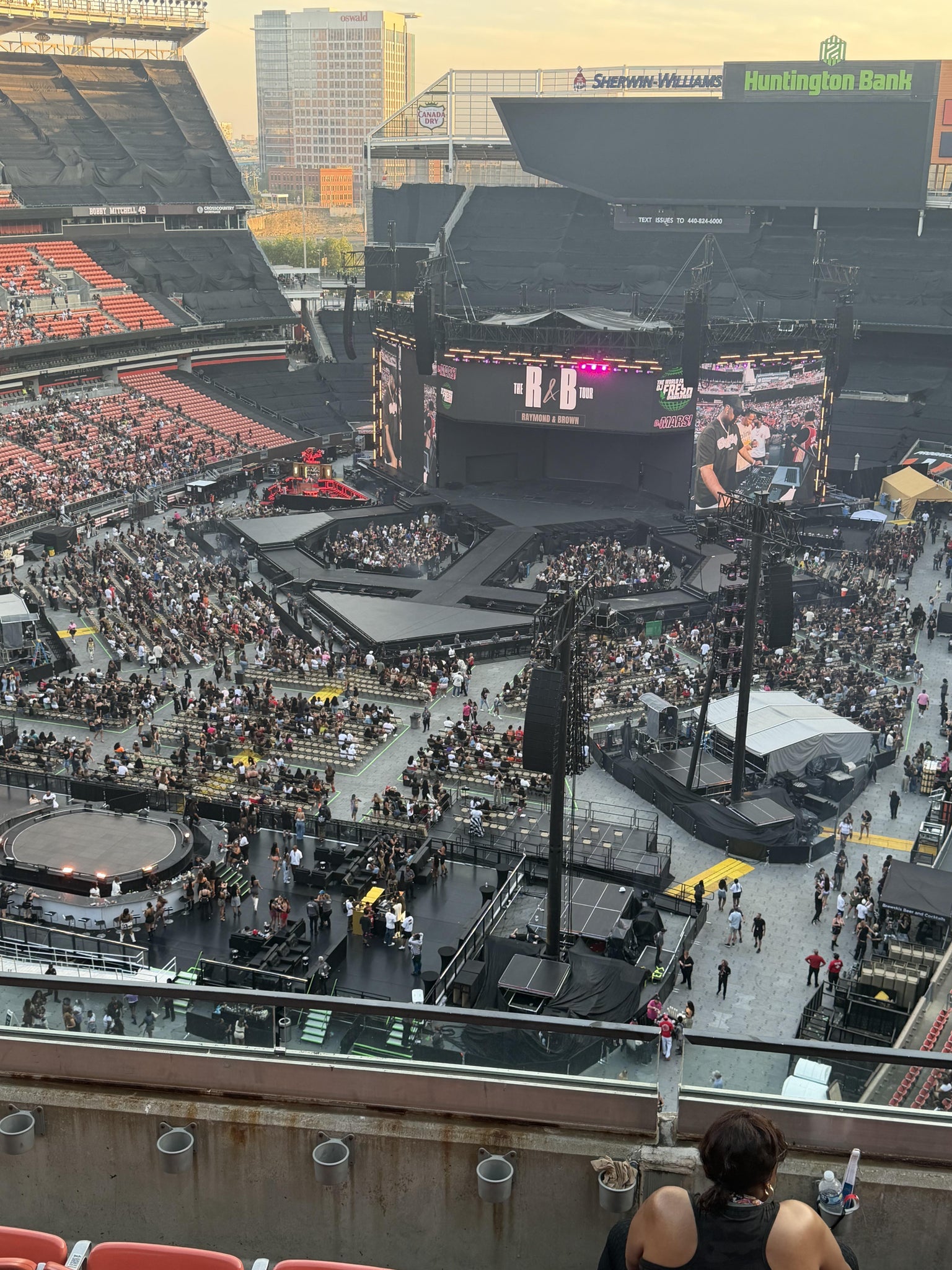 Real Fan View taken from Section 623 at Huntington Bank Field by Melissa B