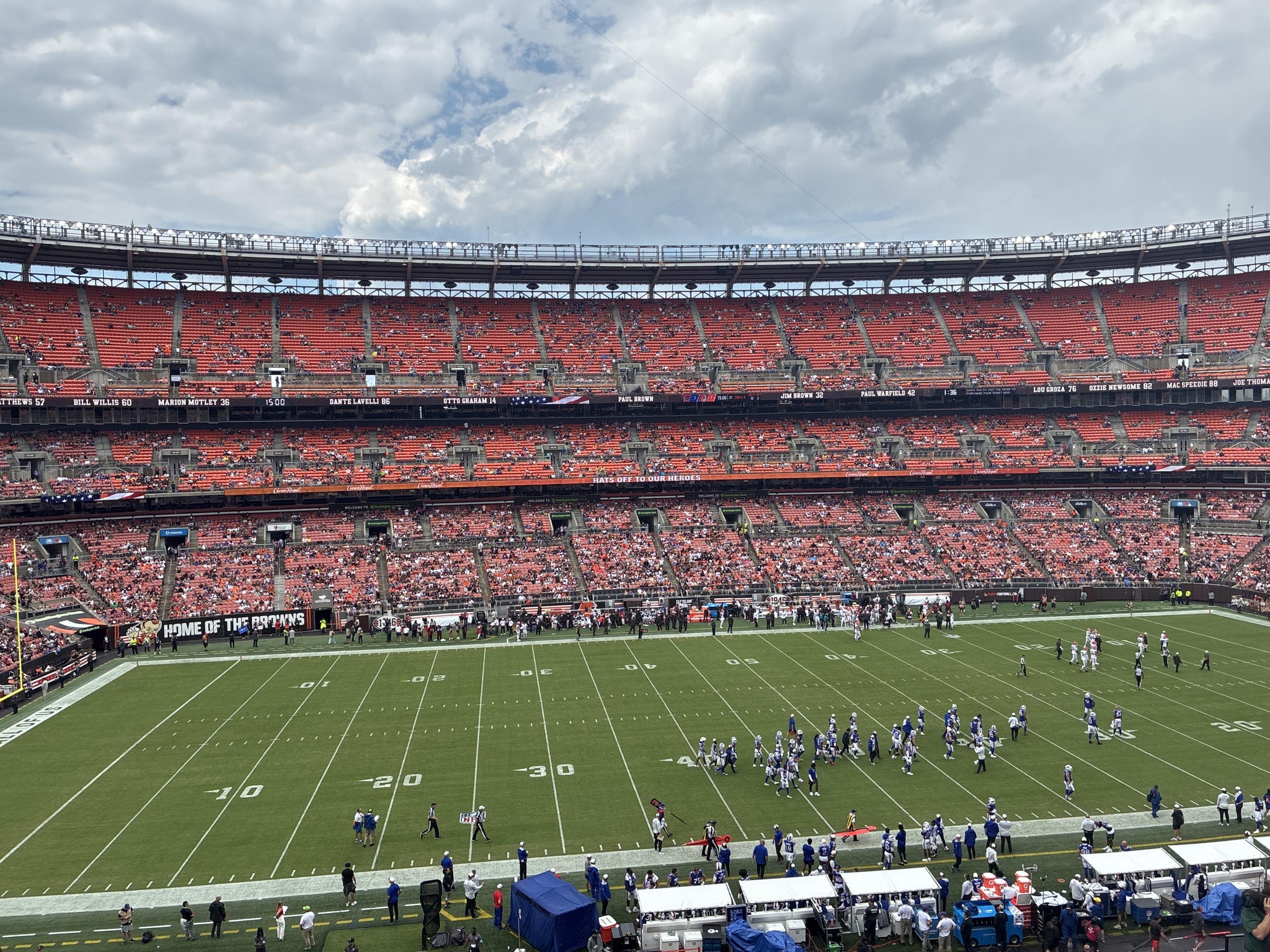 Real Fan View taken from Club 307 at Huntington Bank Field by Jason W