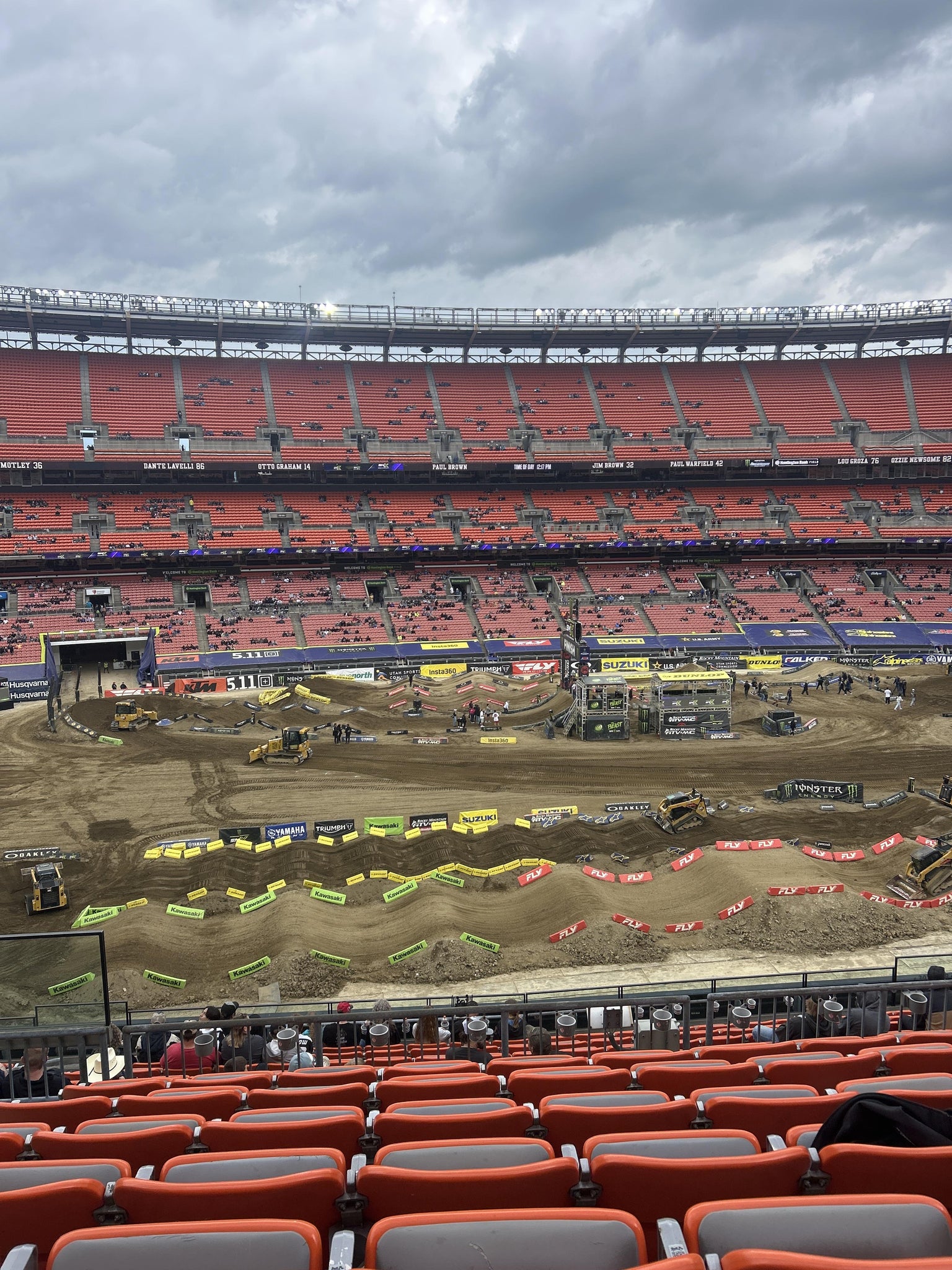 Real Fan View taken from Club 307 at Huntington Bank Field by Zoe S