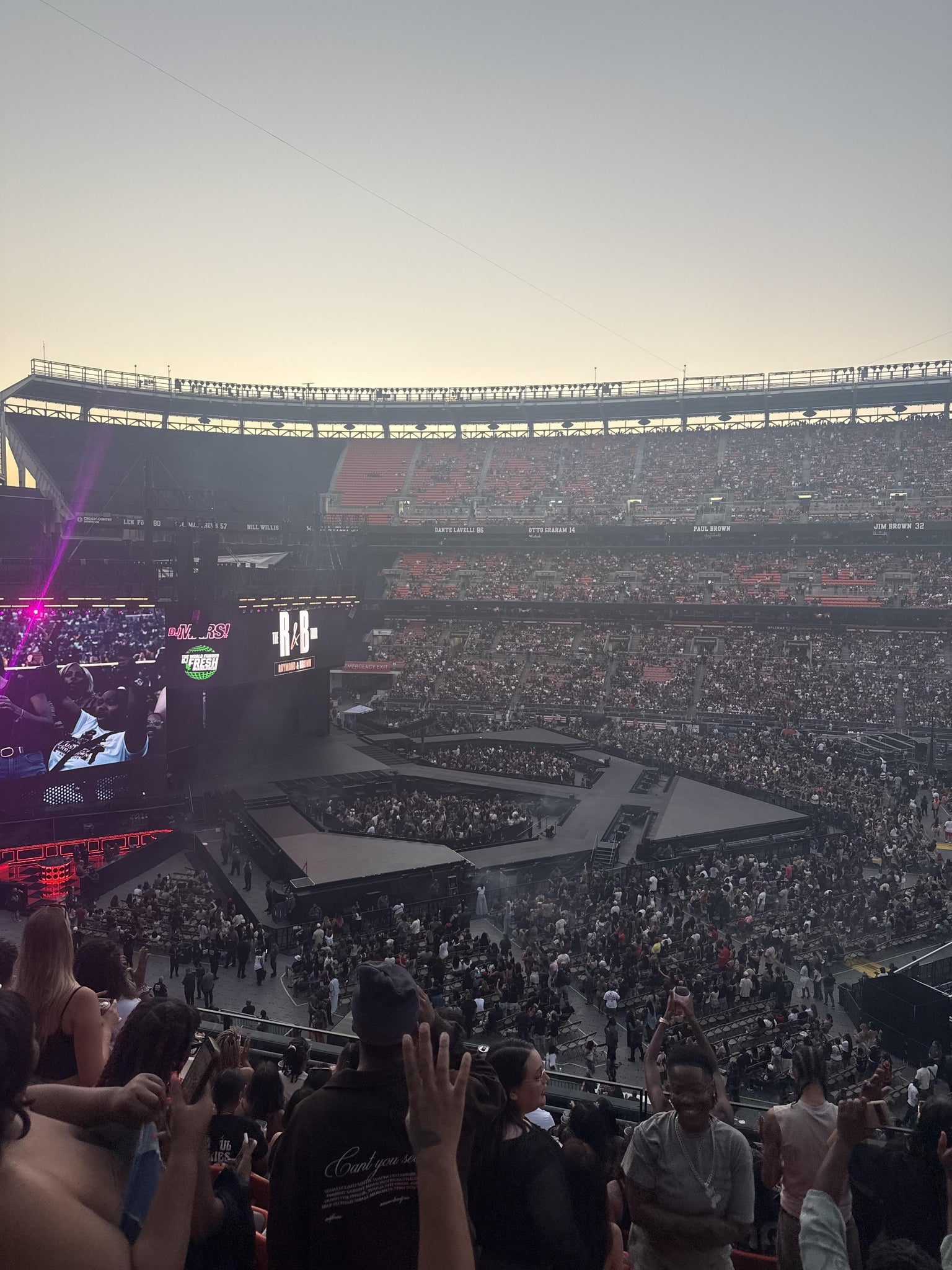 Real Fan View taken from Club 309 at Huntington Bank Field by Erika L