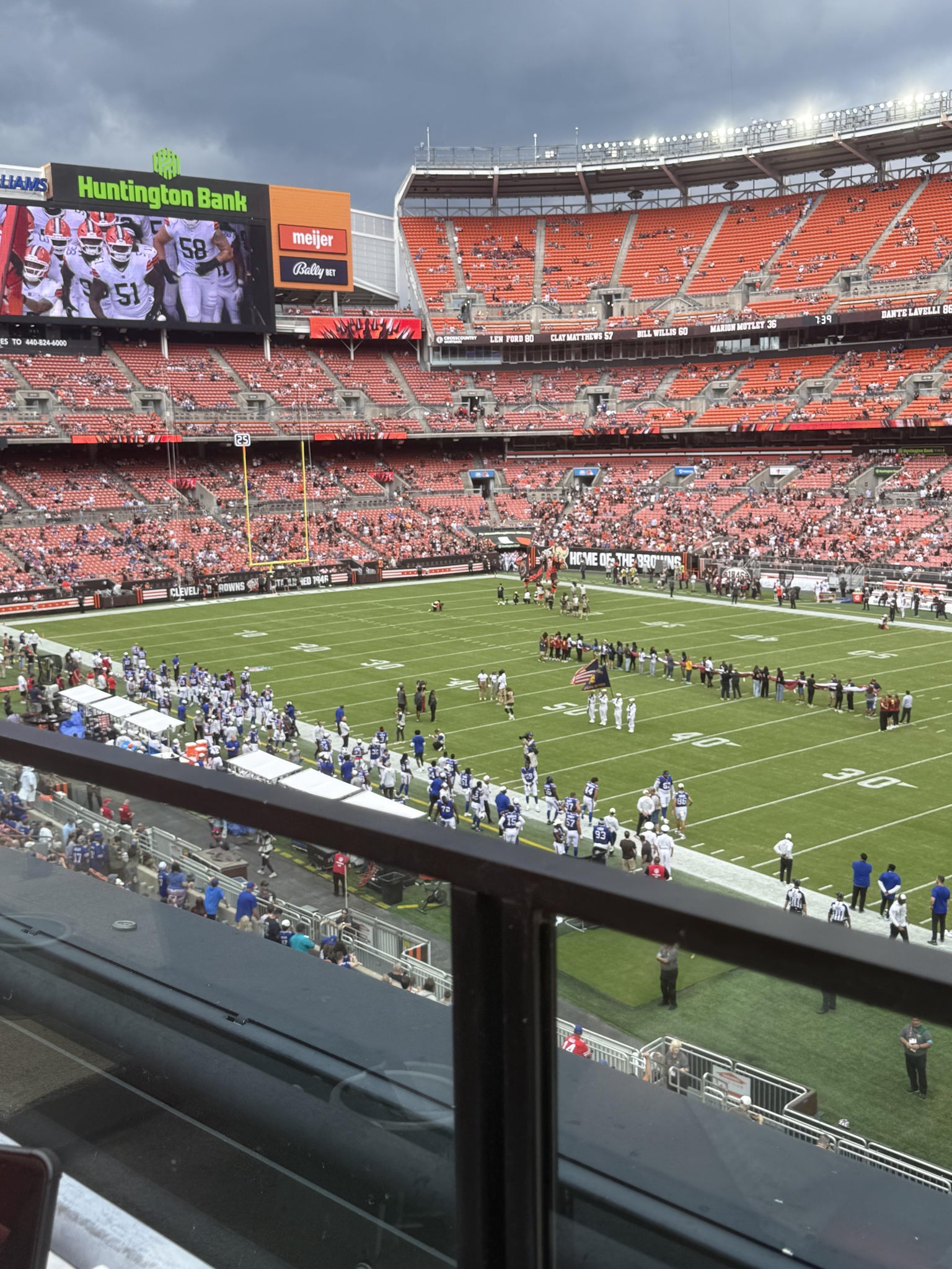 Real Fan View taken from Club 313 at Huntington Bank Field by Dixie M