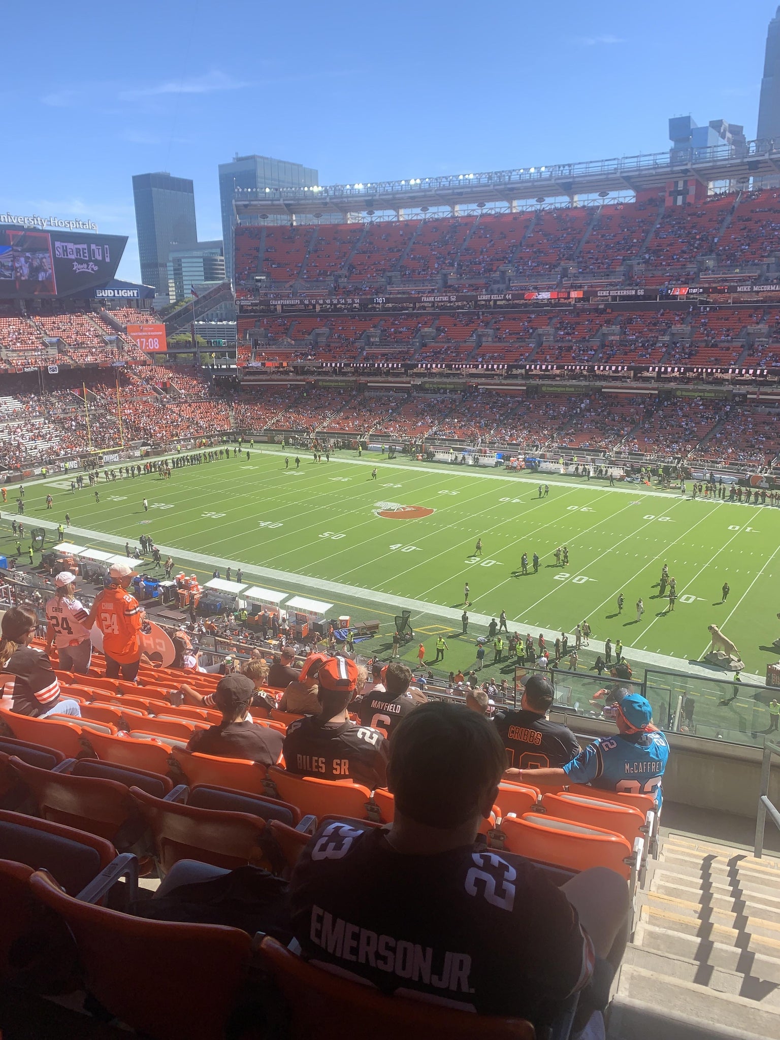 Real Fan View taken from Club 337 at Huntington Bank Field by Anonymous User