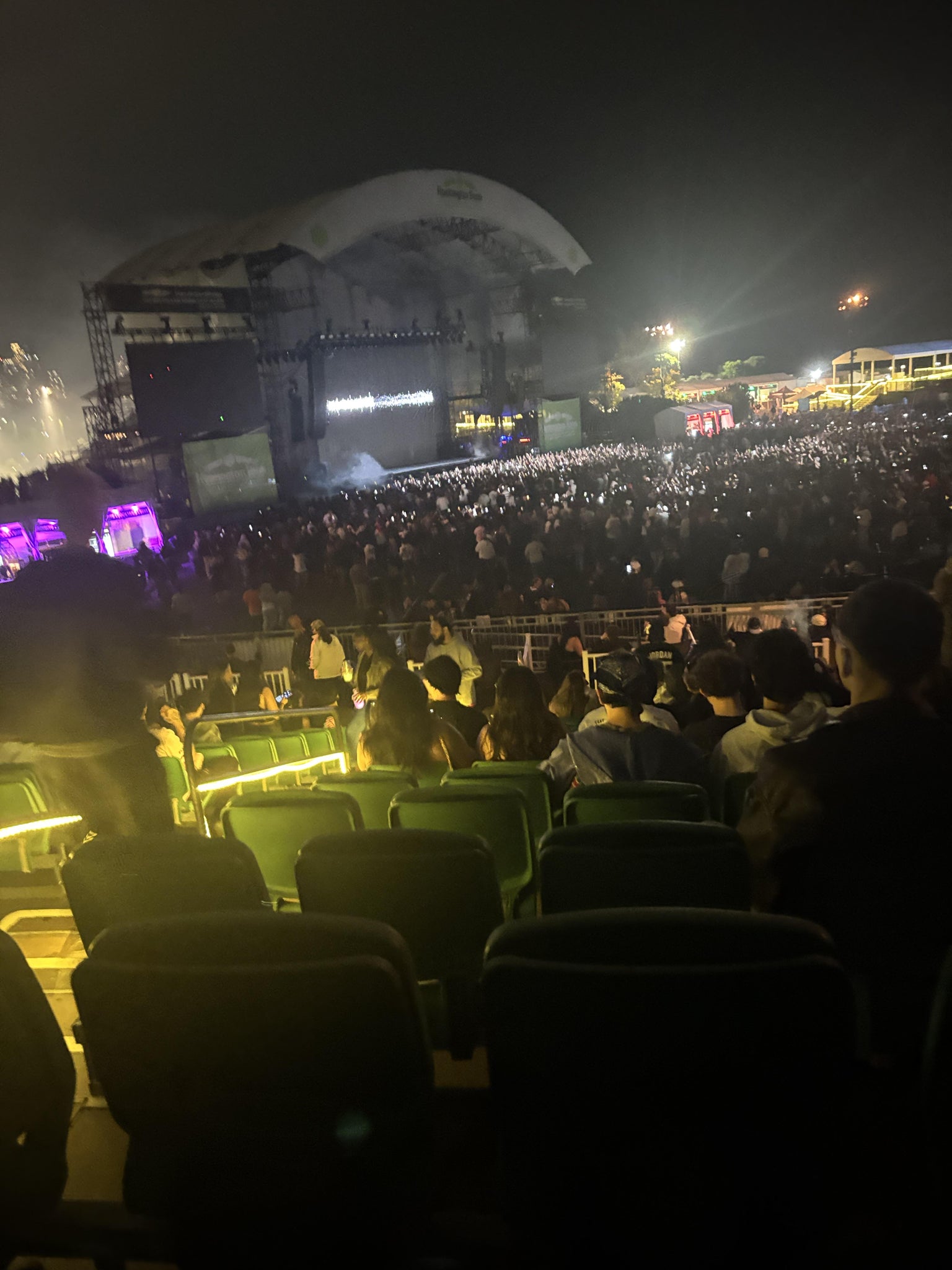 Real Fan View taken from Section 312 at Huntington Bank Pavilion at Northerly Island by Taylor C