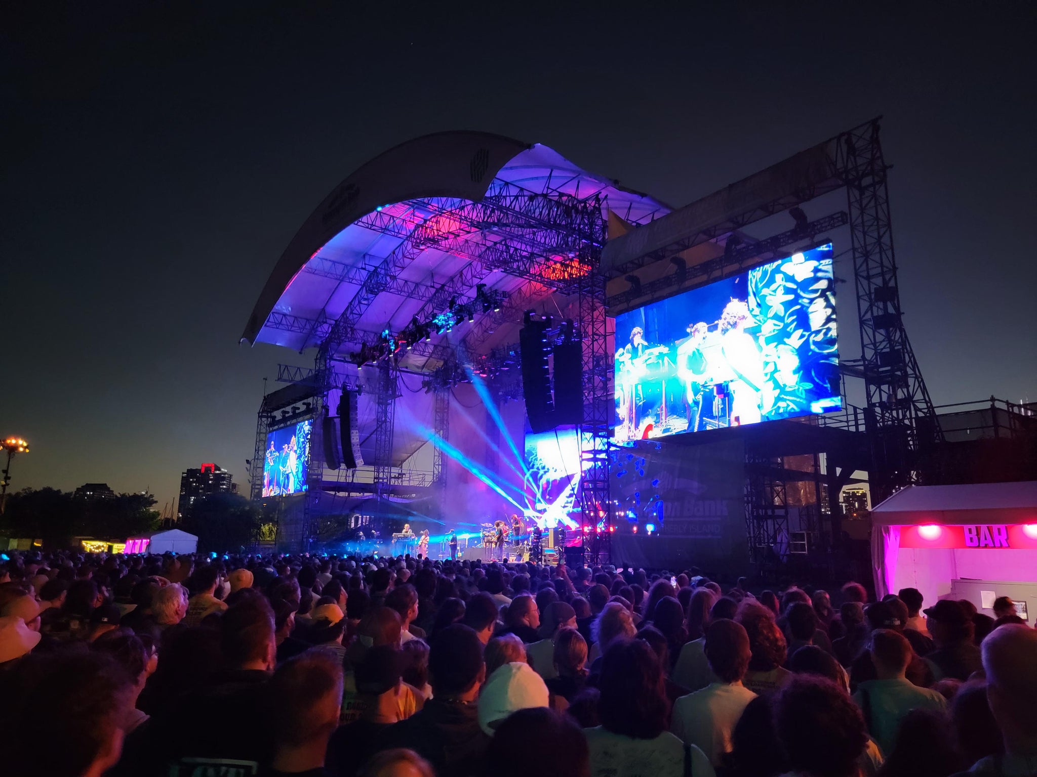 Real Fan View taken from GA Floor at Huntington Bank Pavilion at Northerly Island by Matt R