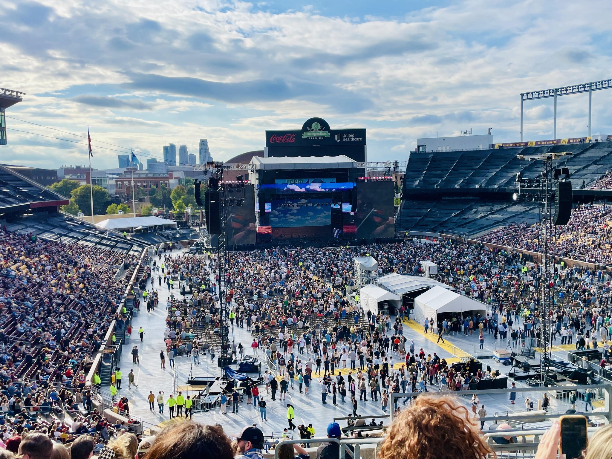 Real Fan View taken from Section 229 at Huntington Bank Stadium by Ryan S