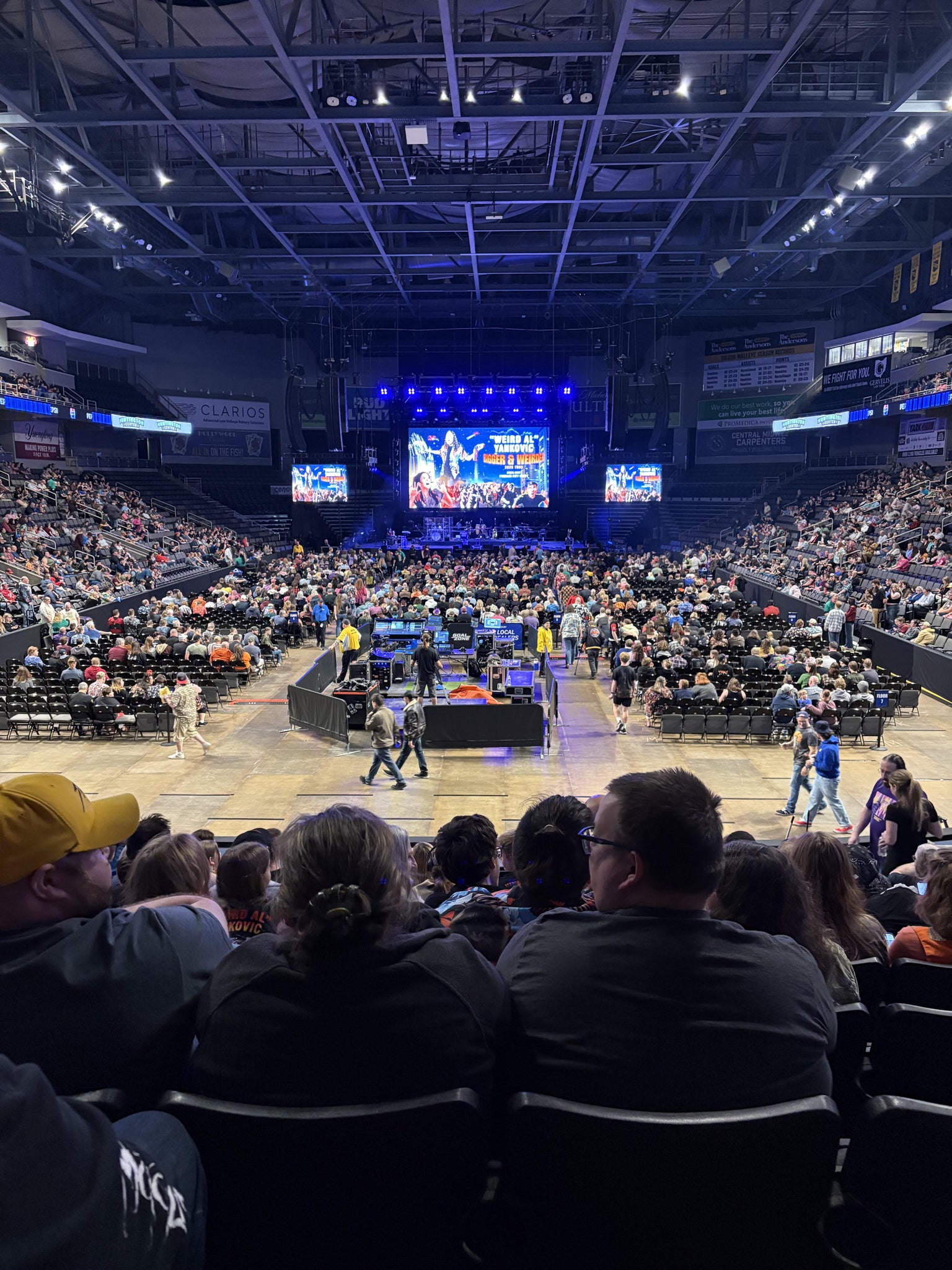 Real Fan View taken from Section 101 at Huntington Center by Gwen S