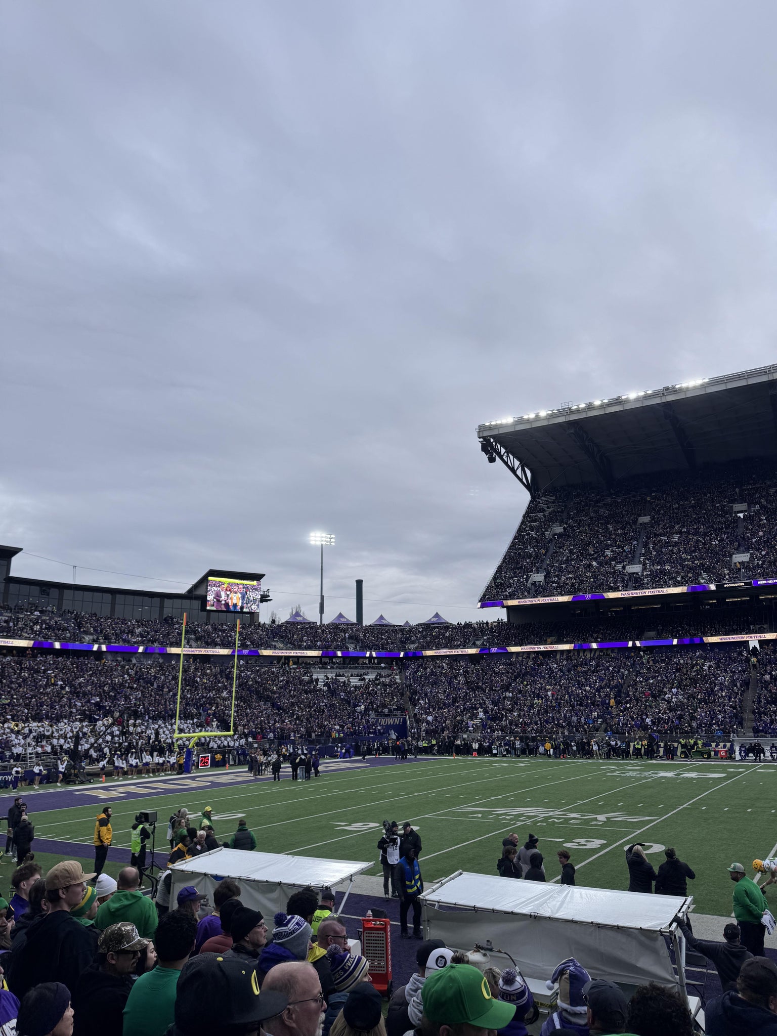 Real Fan View taken from Section 107 at Husky Stadium by Grant G