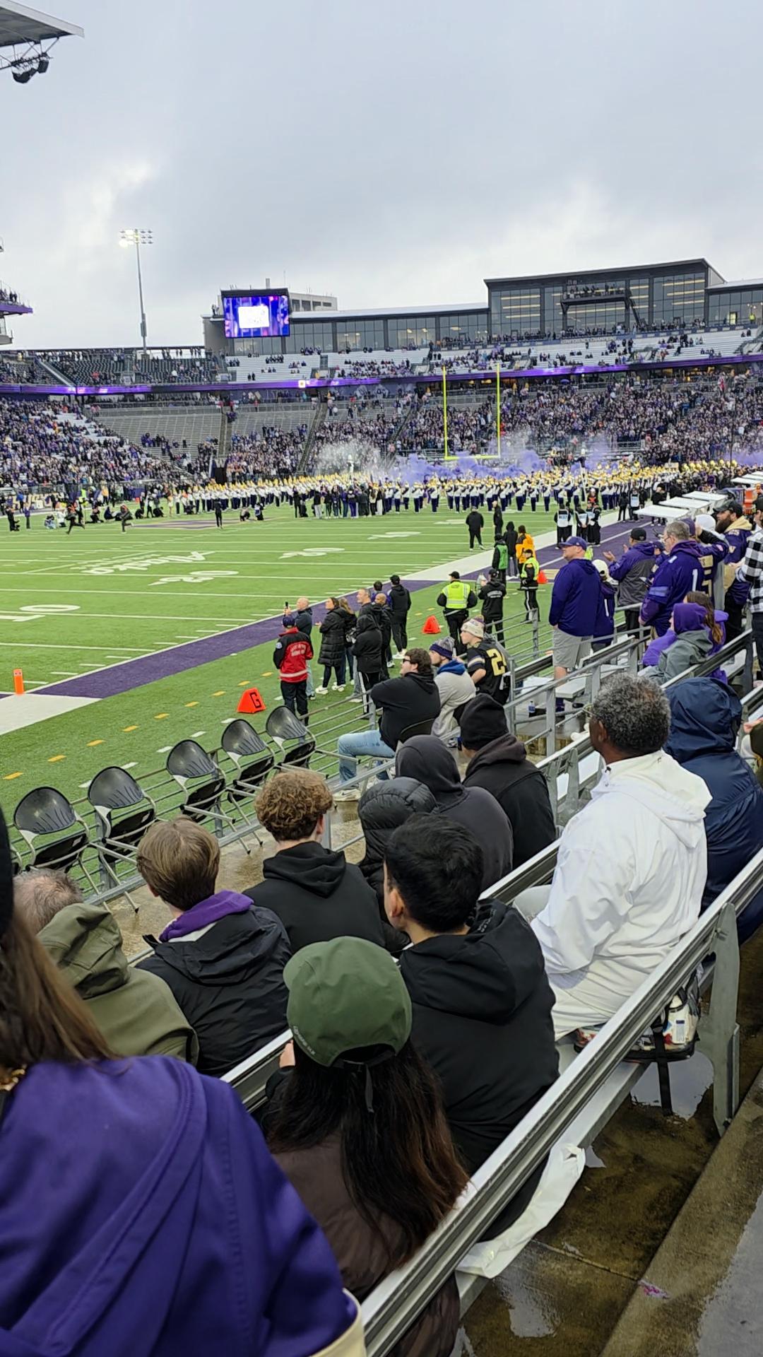 Real Fan View taken from Section 133 at Husky Stadium by Brian R
