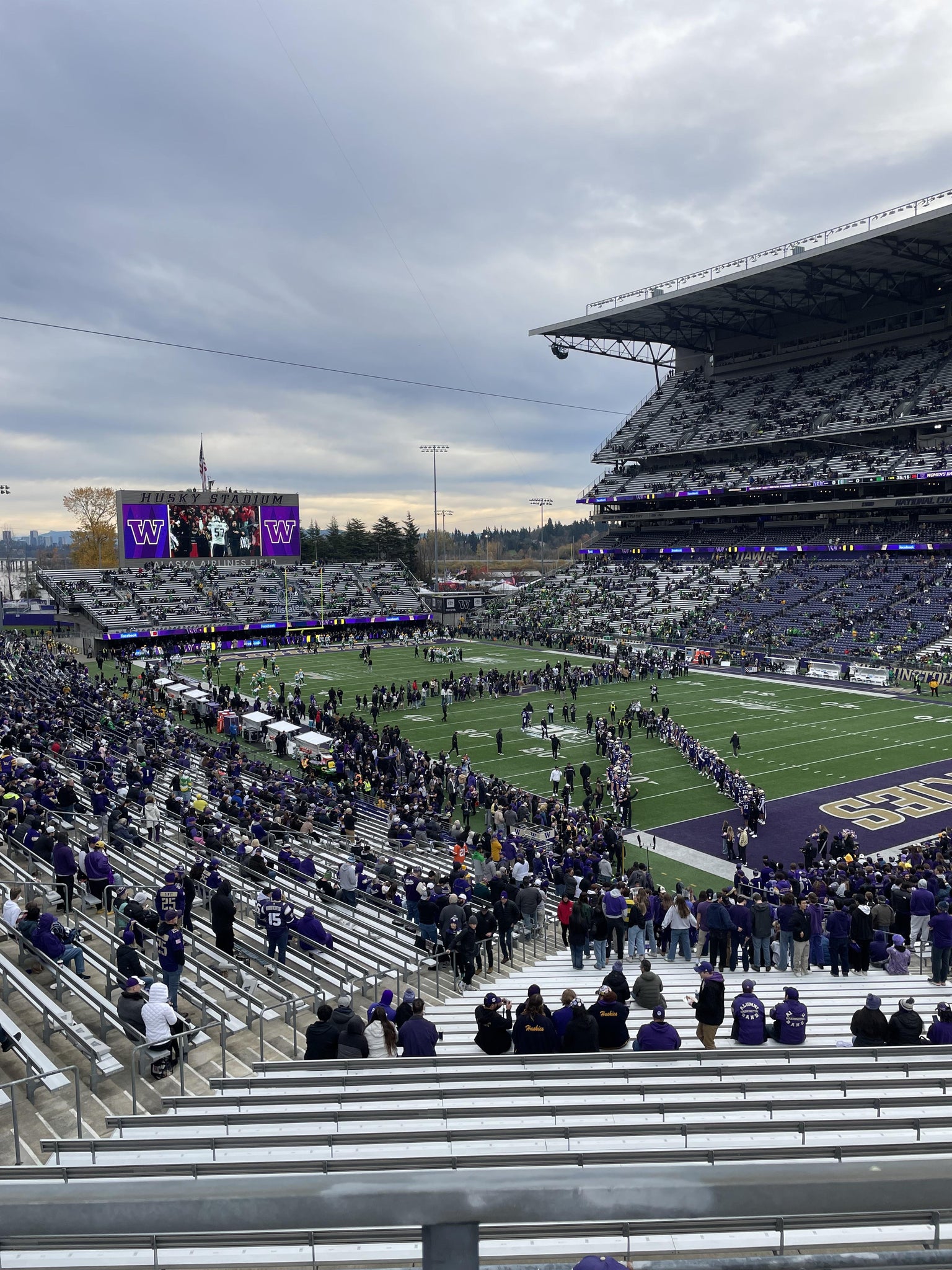 Real Fan View taken from Section 222 at Husky Stadium by Anonymous User
