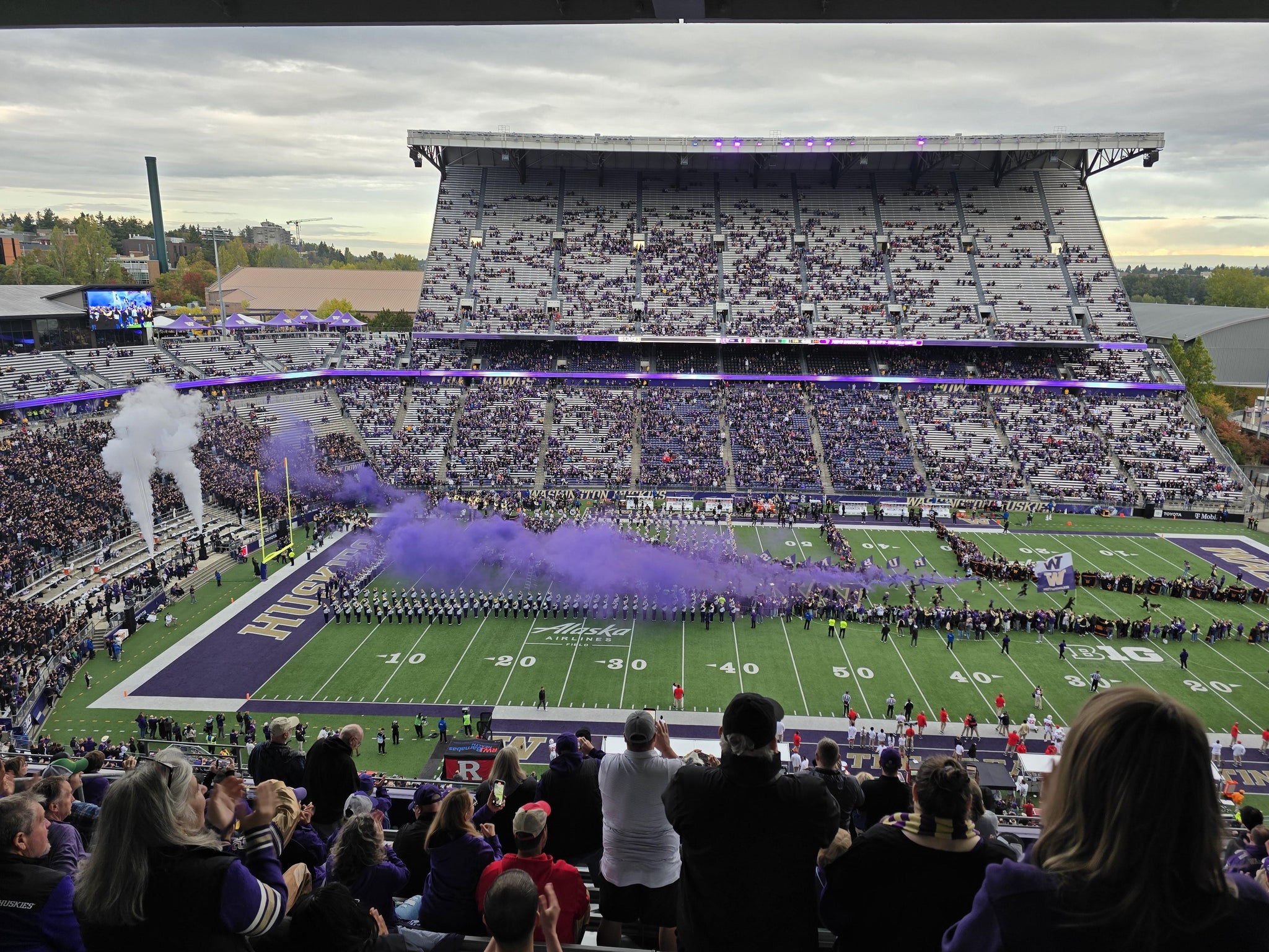 Real Fan View taken from Section 307 at Husky Stadium by Kaye D
