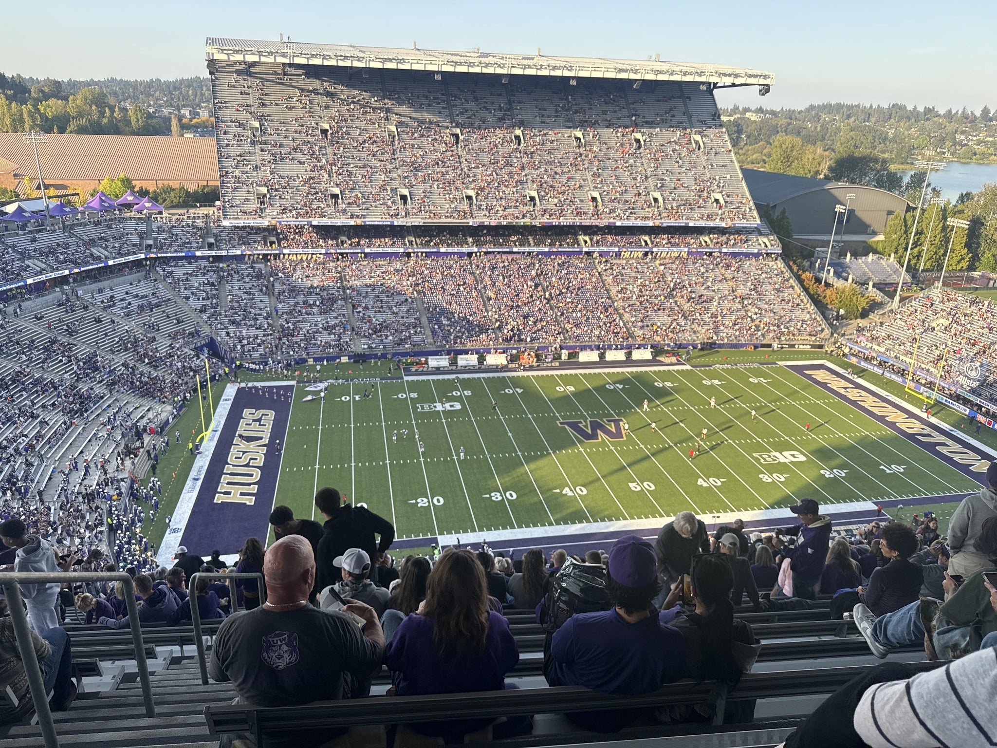 Real Fan View taken from Section 309 at Husky Stadium by Cristal C