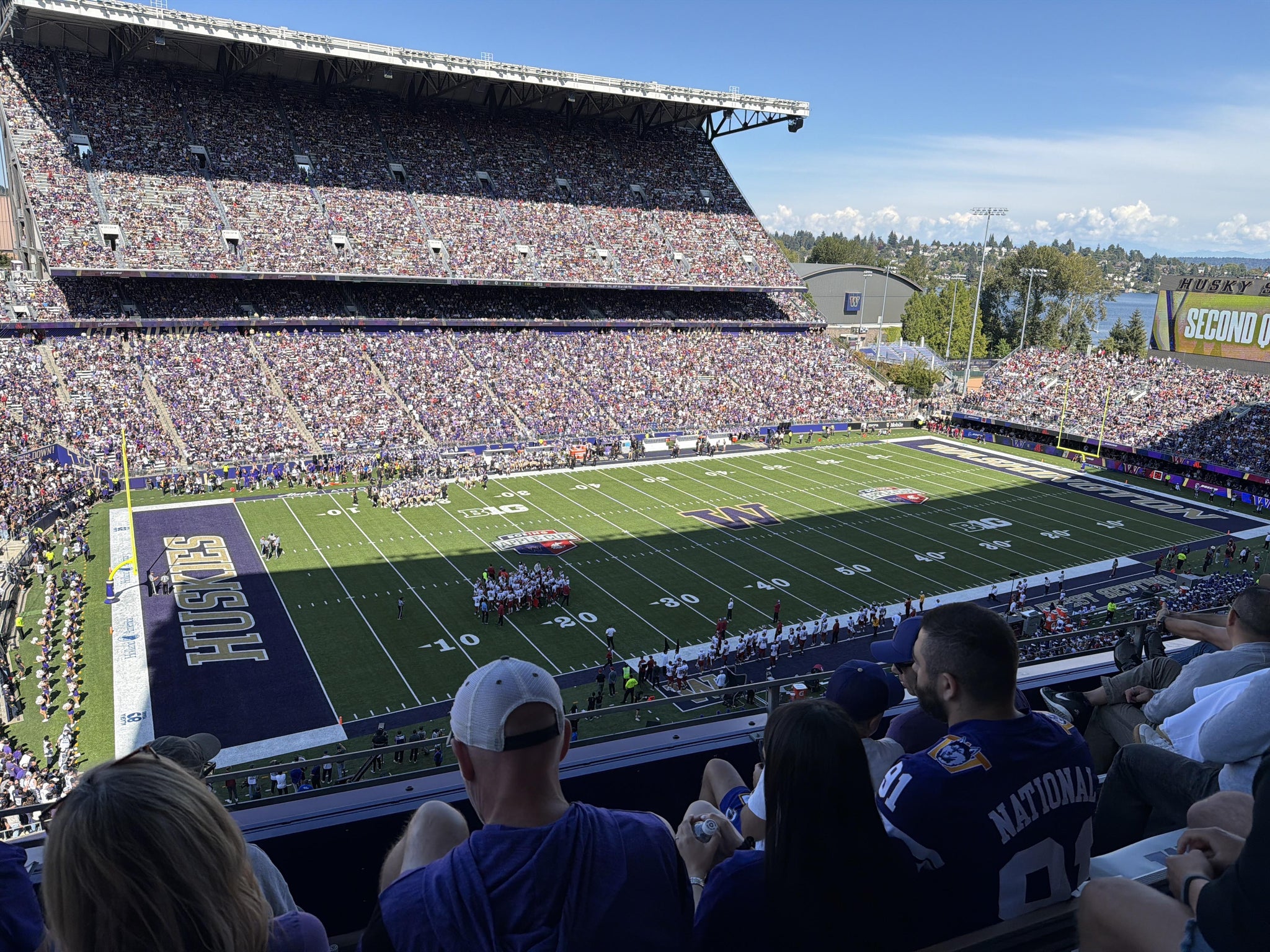 Real Fan View taken from Section 310 at Husky Stadium by Steven Z