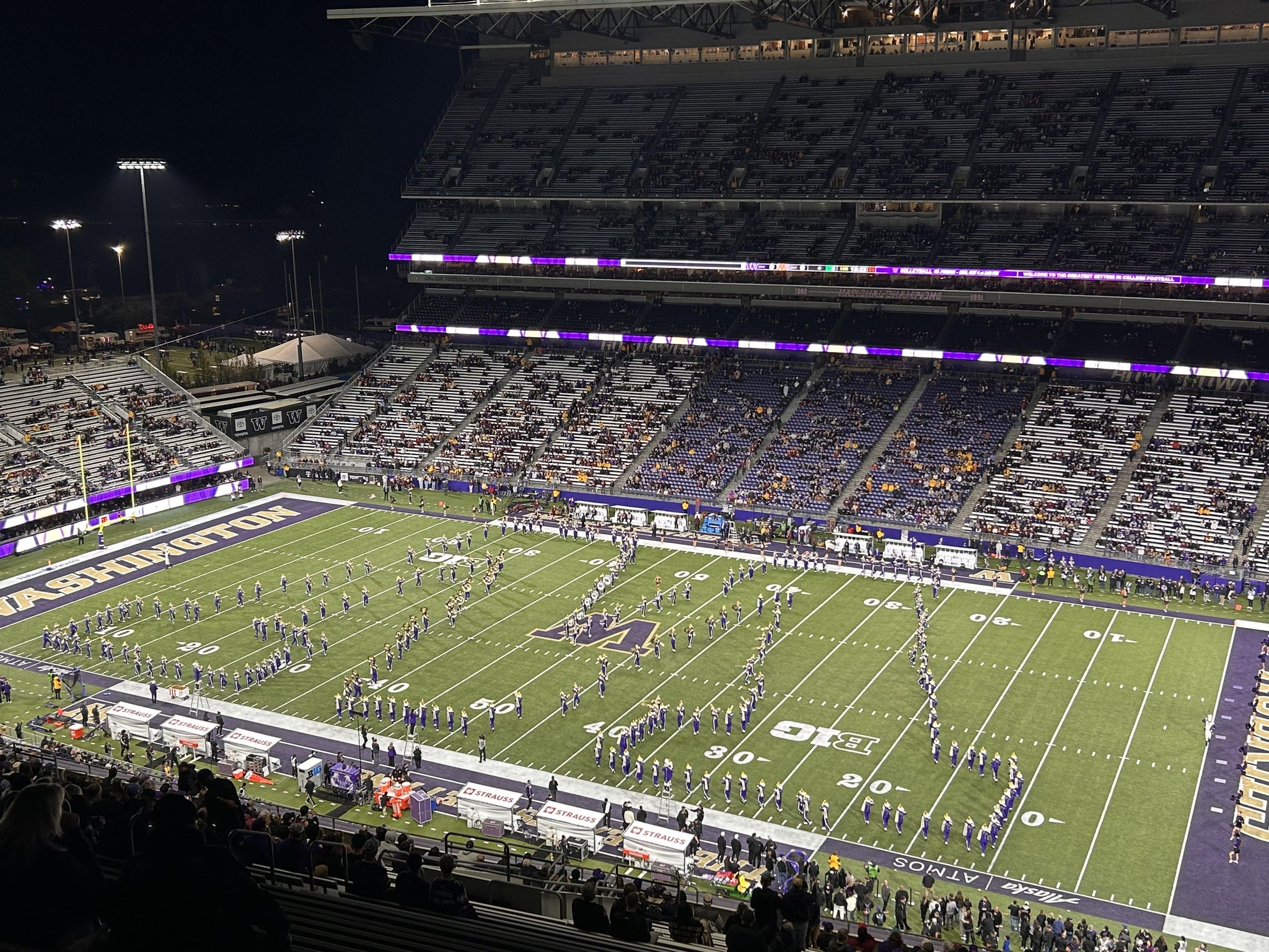 Real Fan View taken from Section 326 at Husky Stadium by Chris S