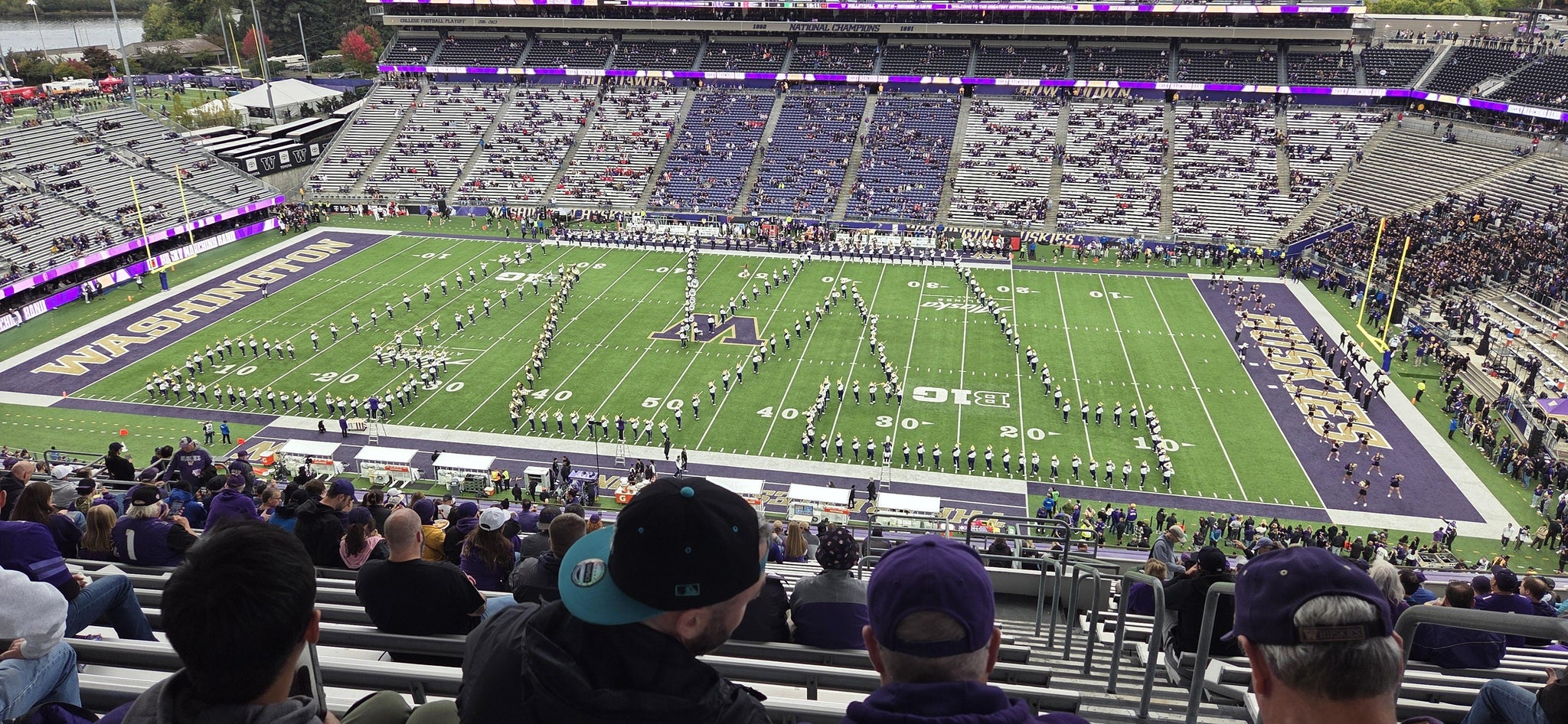 Real Fan View taken from Section 328 at Husky Stadium by Betsy M
