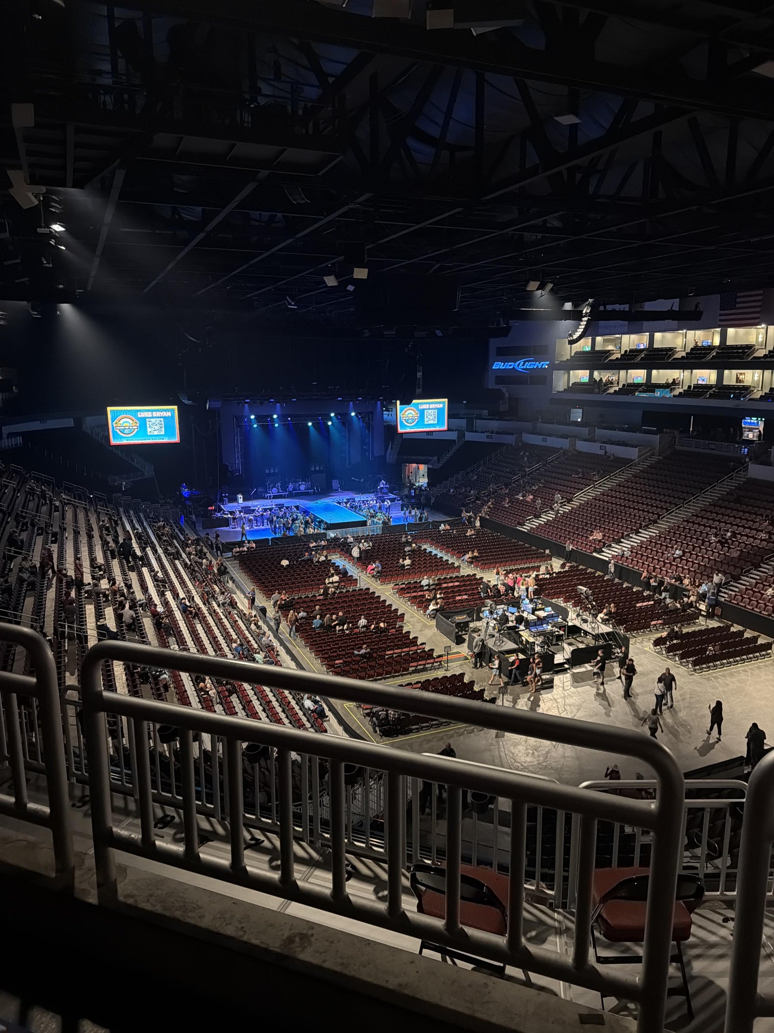 Real Fan View taken from Section 211 at INTRUST Bank Arena by Amy C