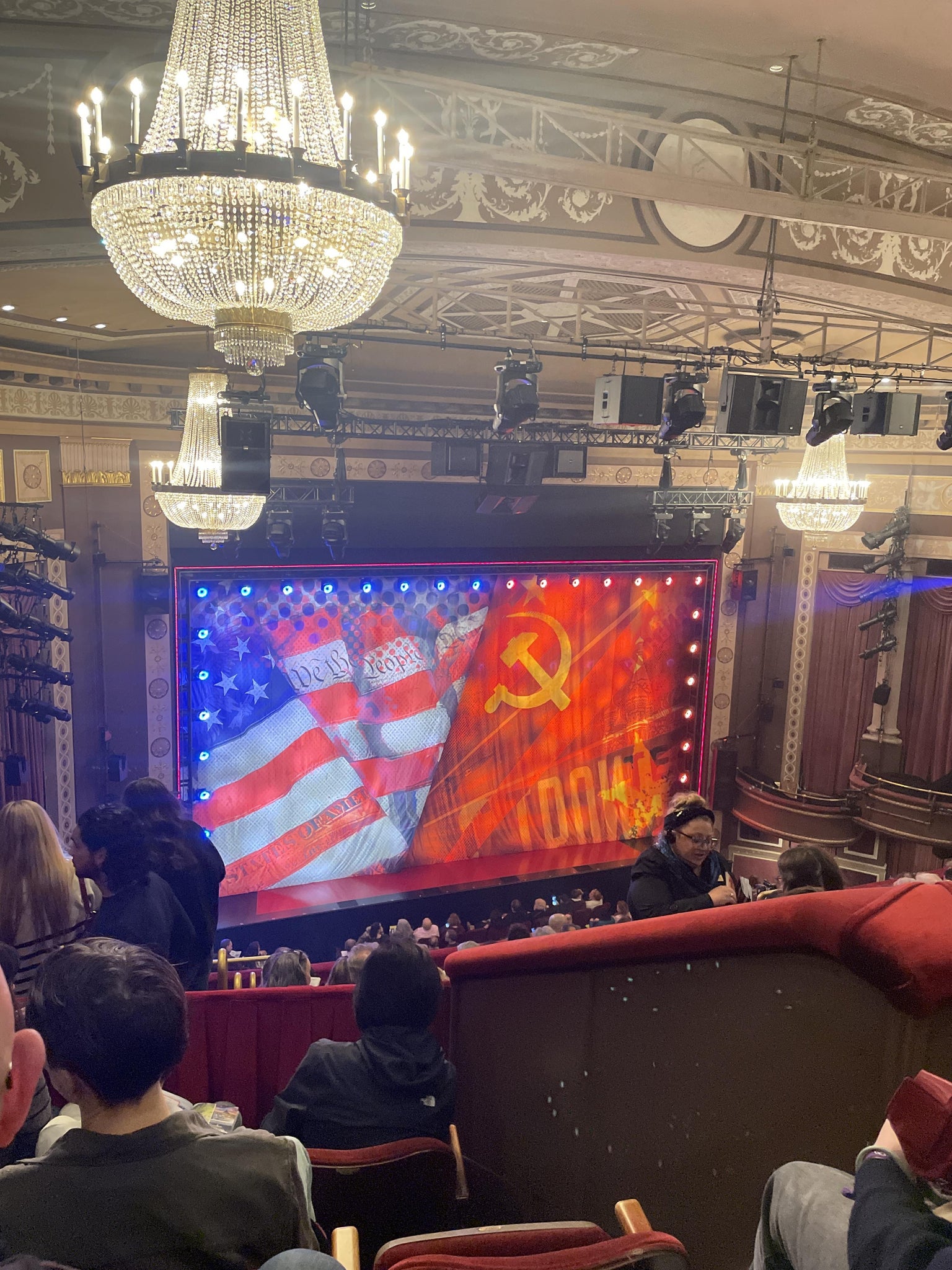 Real Fan View taken from Rear Mezzanine Left Center 4 at Imperial Theatre - NY by Kylie B