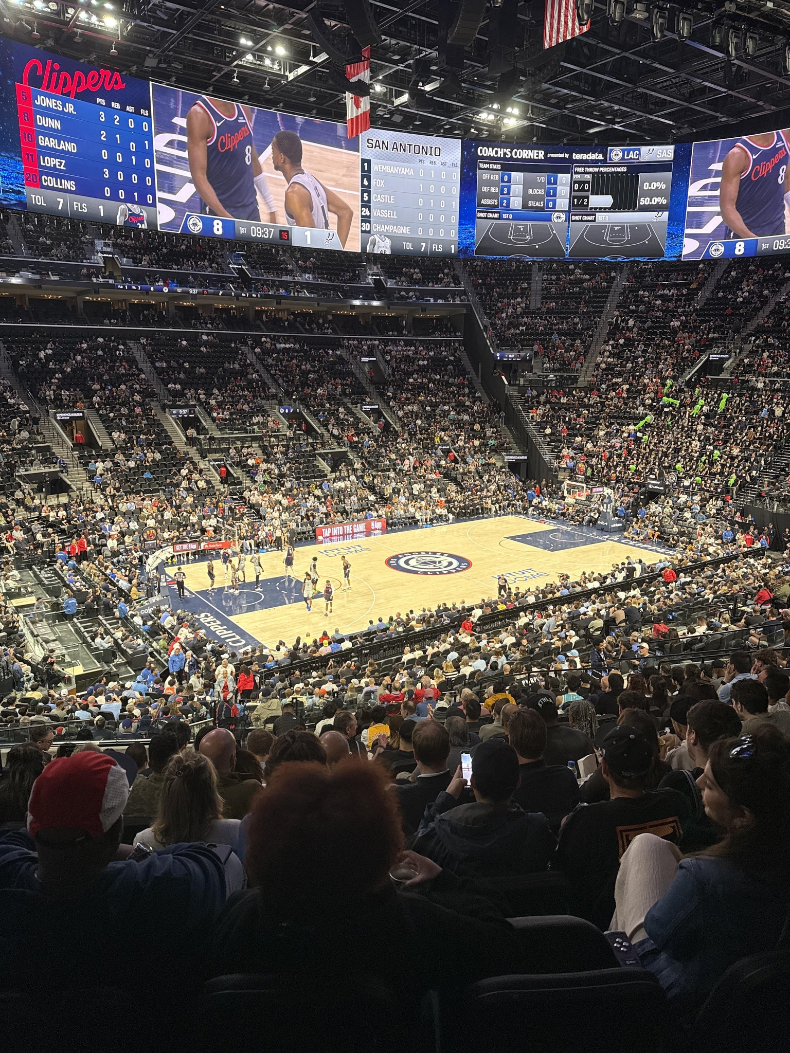 Real Fan View taken from Main 28 at Intuit Dome by Sam R