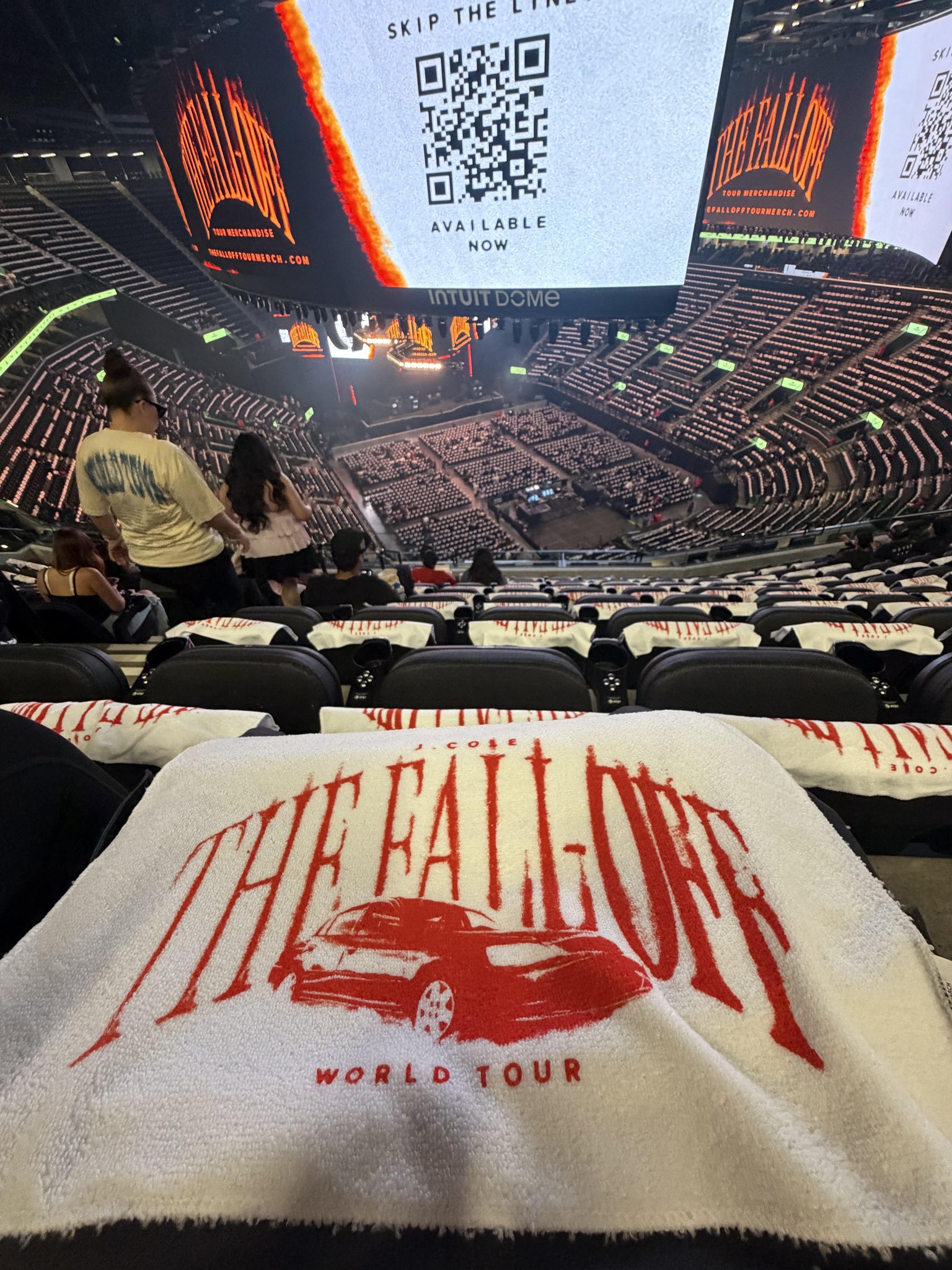 Real Fan View taken from Terrace 3 at Intuit Dome by Tomas Q
