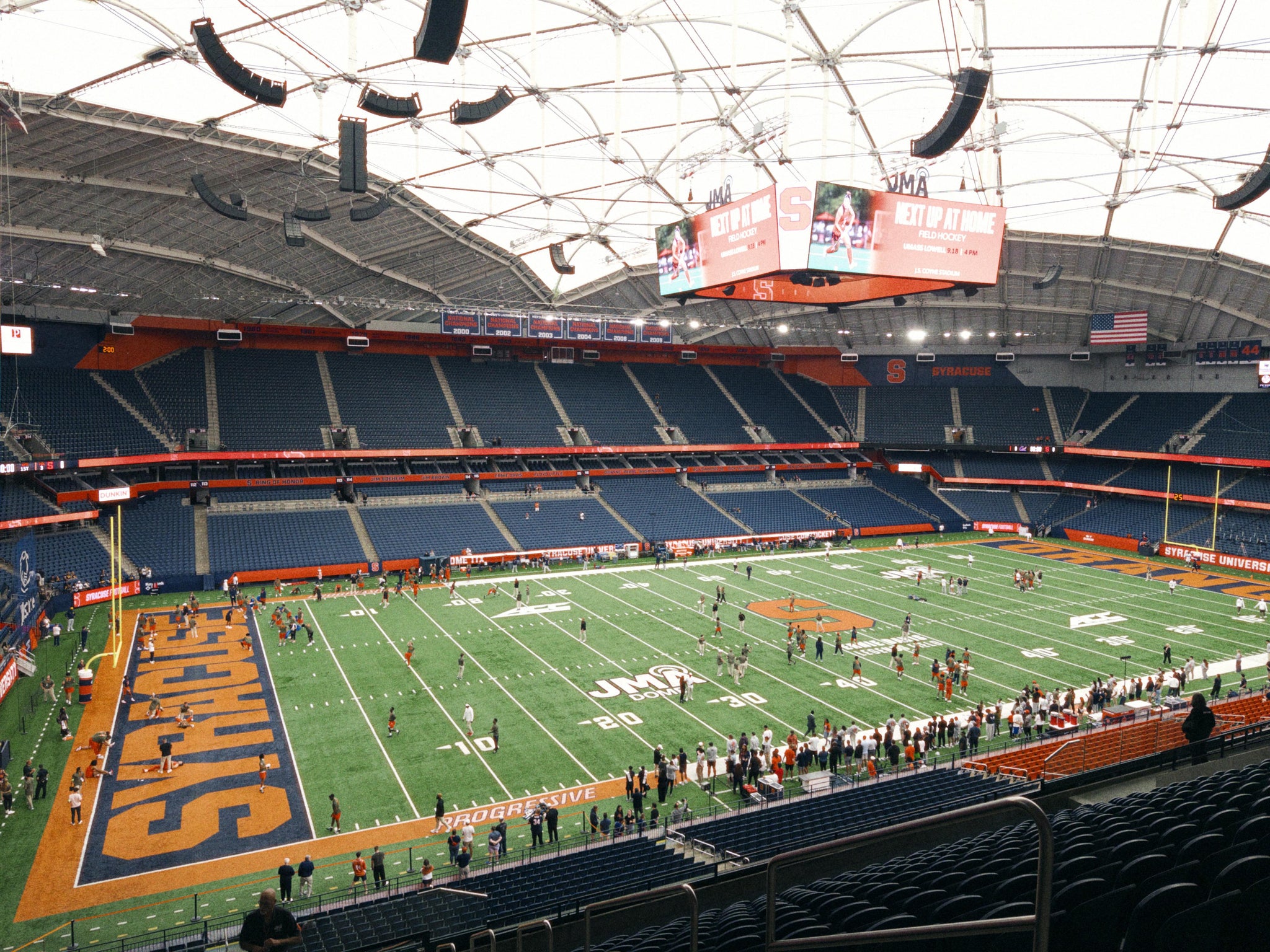 Real Fan View taken from Section 304 at JMA Wireless Dome by Aj D