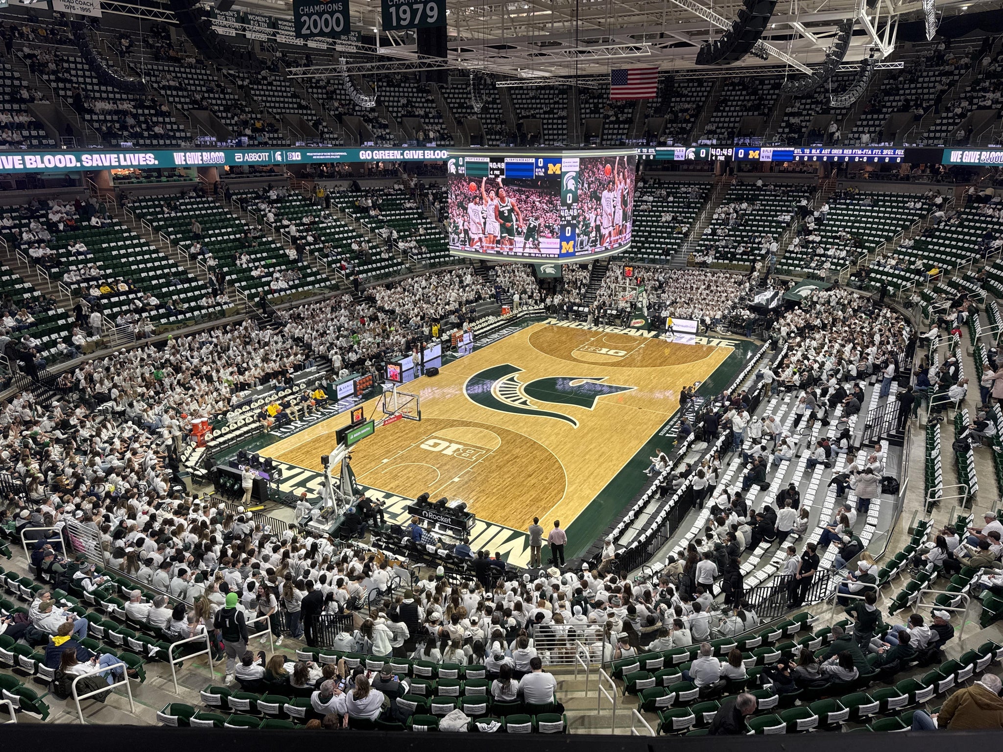 Real Fan View taken from Section 234 at Jack Breslin Student Events Center by Marinela A