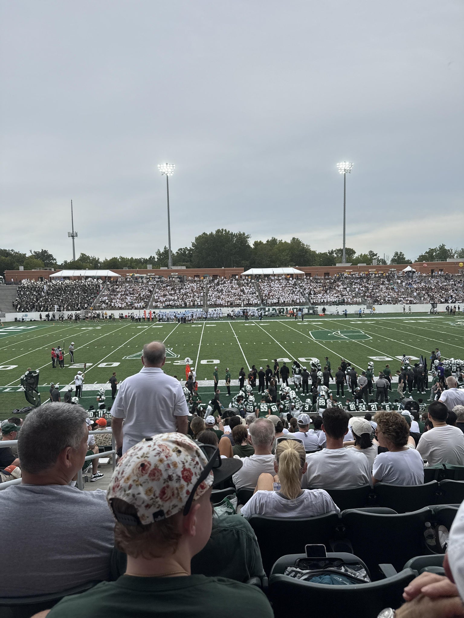Real Fan View taken from Section 108 at Jerry Richardson Stadium by Mary F