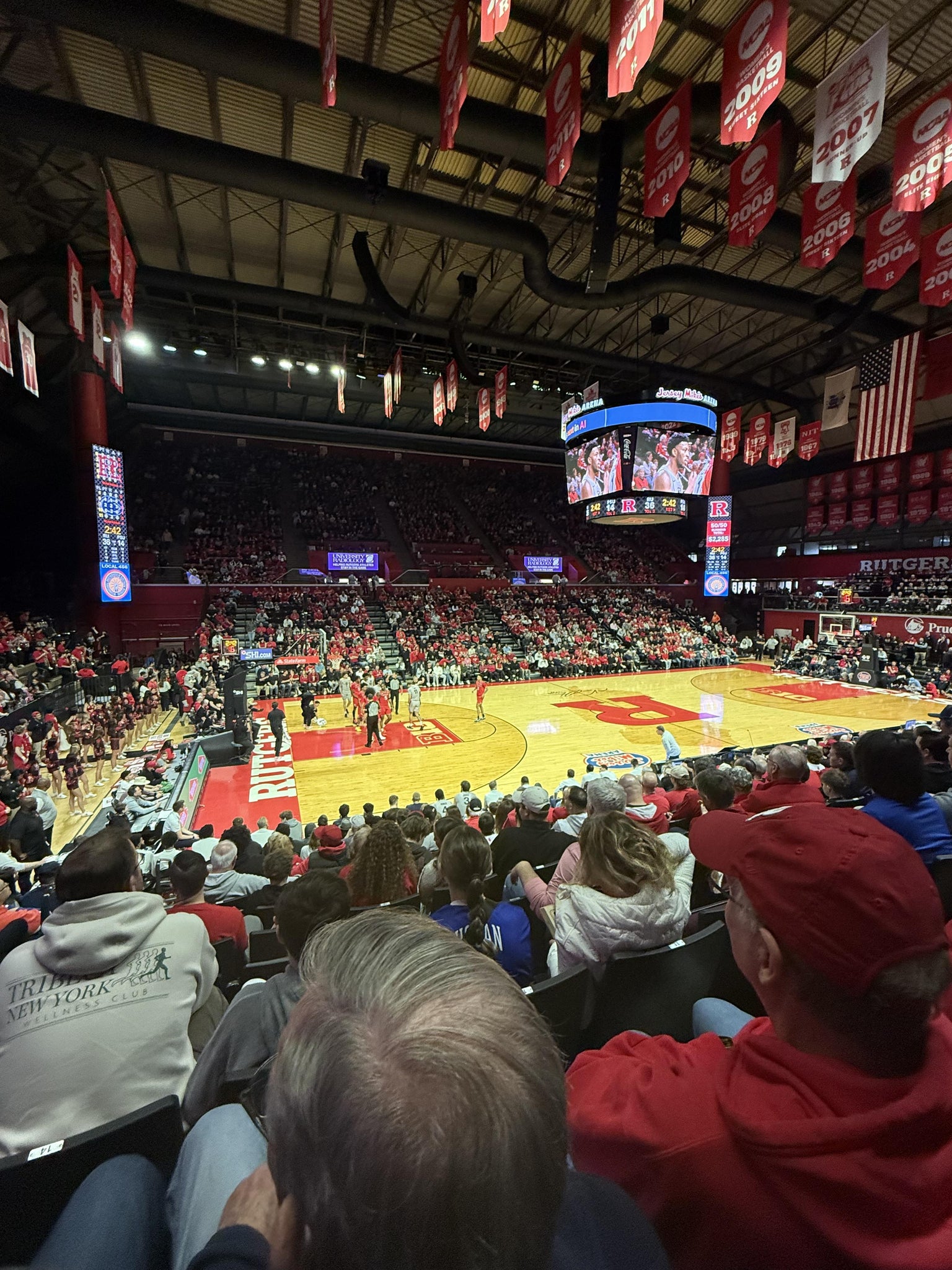 Real Fan View taken from Section 112 at Jersey Mike's Arena by Scott M
