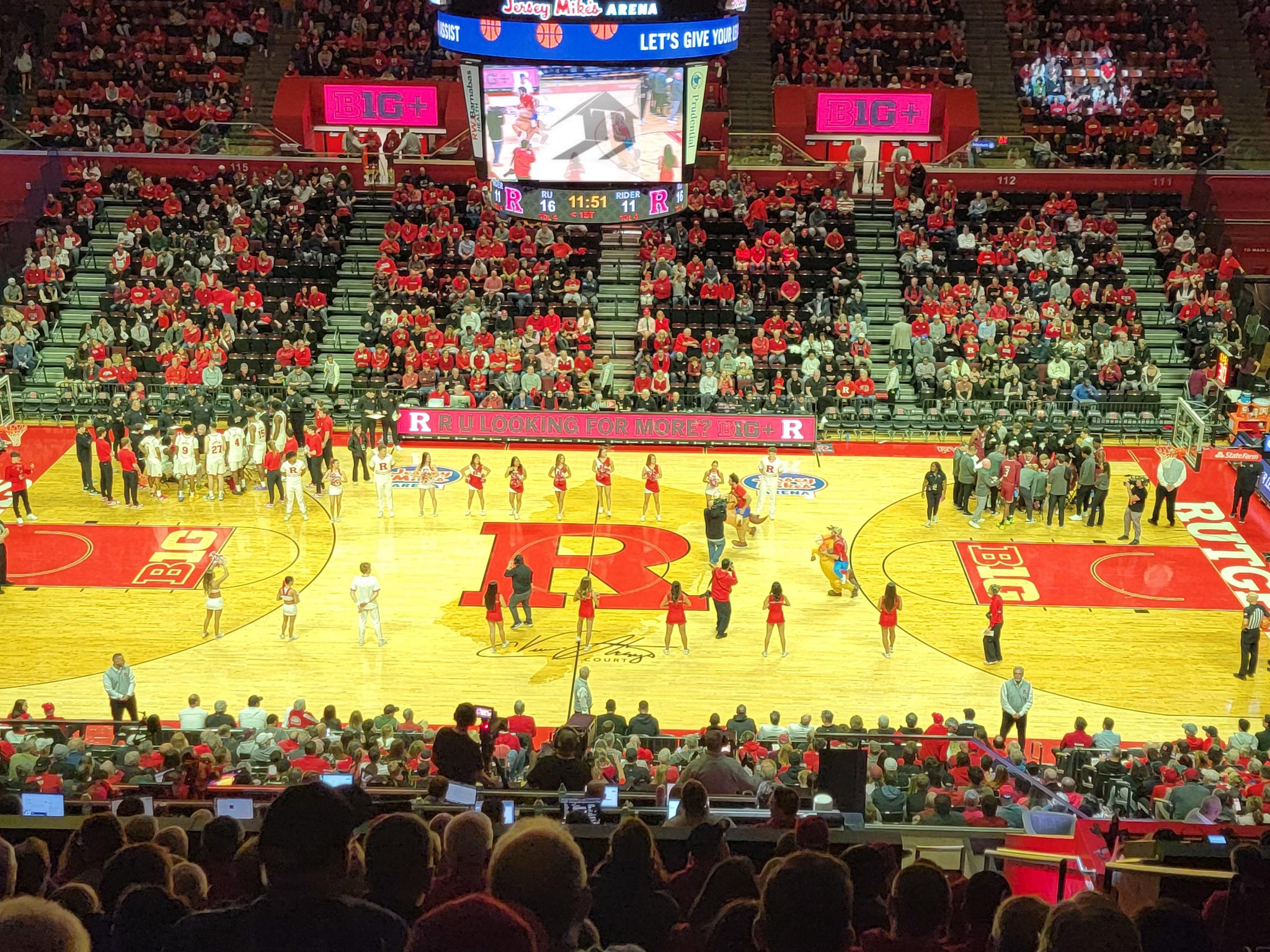 Real Fan View taken from Section 304 at Jersey Mike's Arena by Aaron T