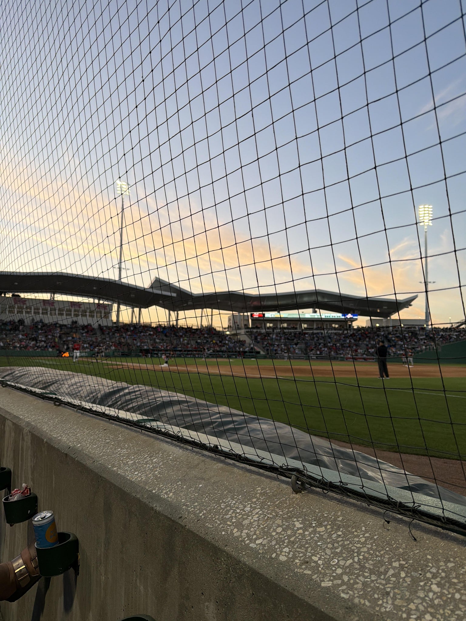 Real Fan View taken from Field Box 111 at JetBlue Park by Robbie P
