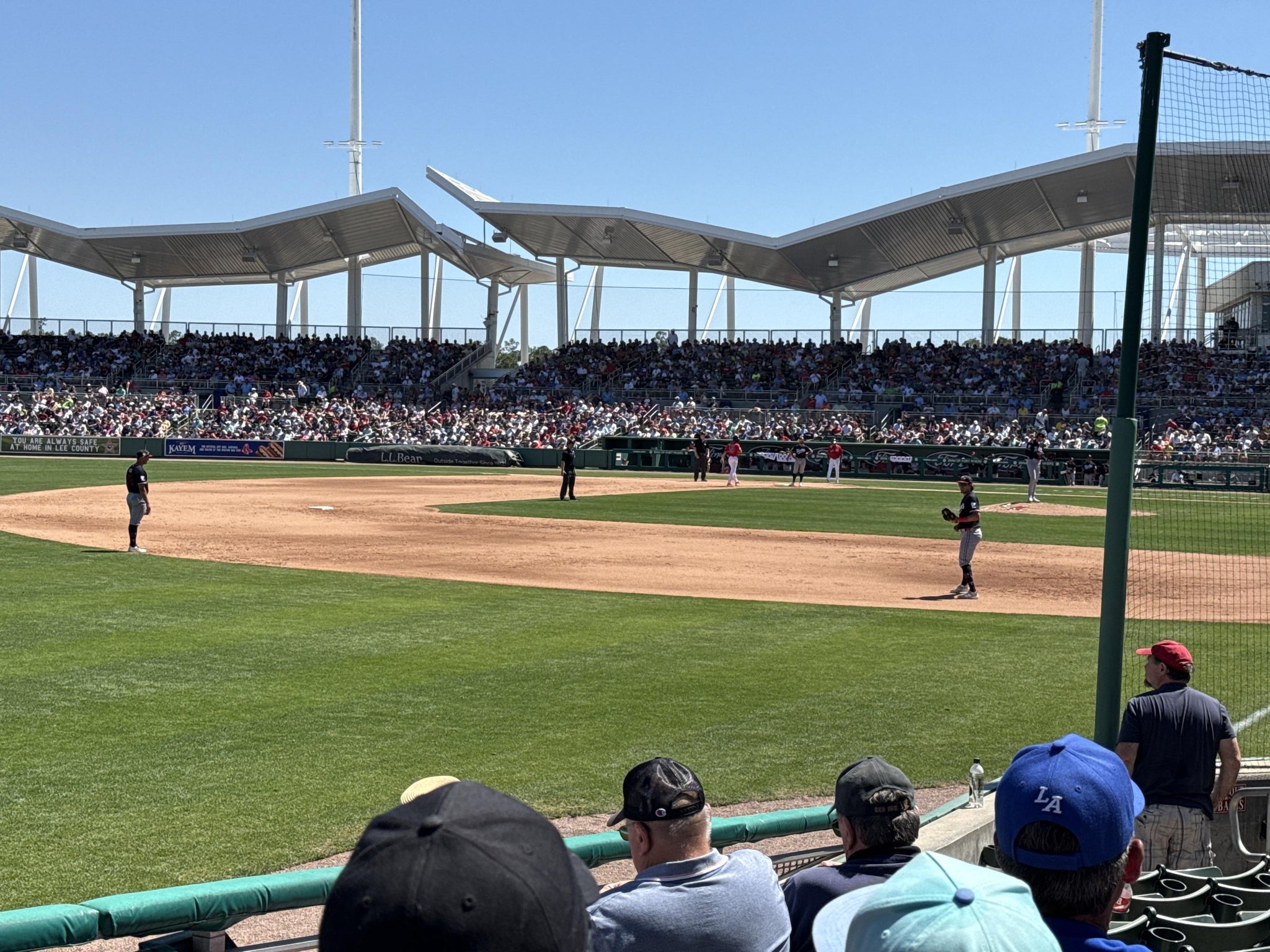 Real Fan View taken from Field Box 116 at JetBlue Park by Jeffrey F
