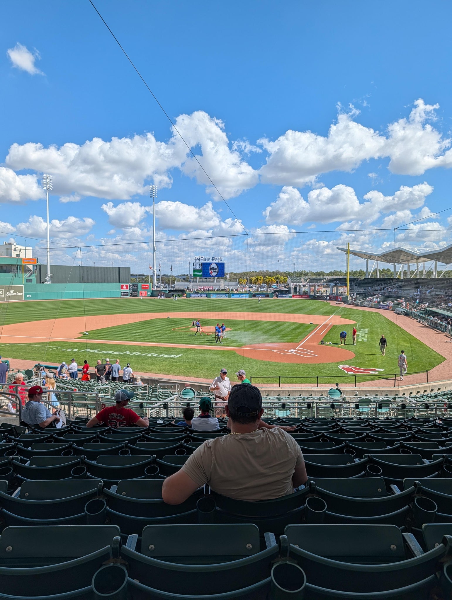 Real Fan View taken from Grandstand 204 at JetBlue Park by Lori M