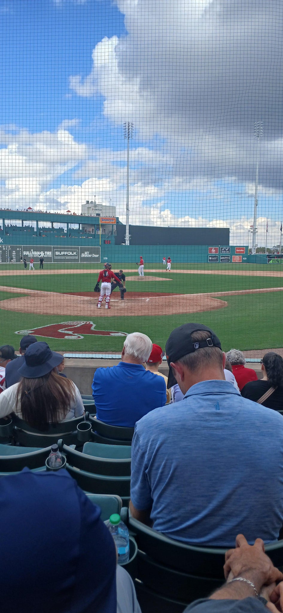 Real Fan View taken from Home Plate Box 101 at JetBlue Park by Robert G
