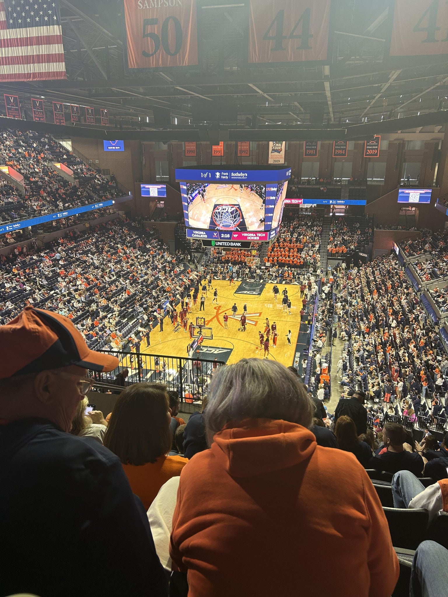 Real Fan View taken from Section 307 at John Paul Jones Arena by Deborah L
