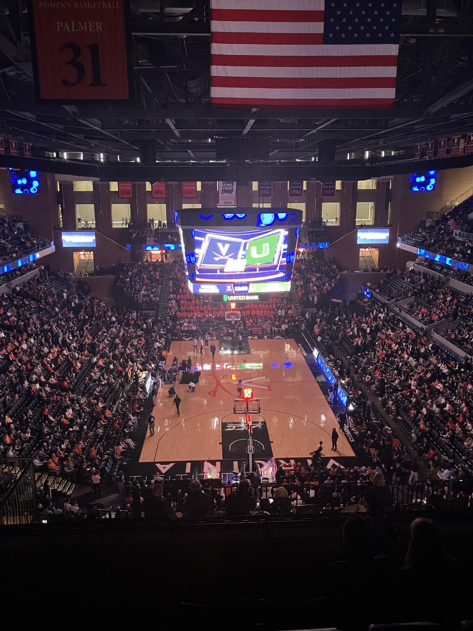 Real Fan View taken from Section 308 at John Paul Jones Arena by David P