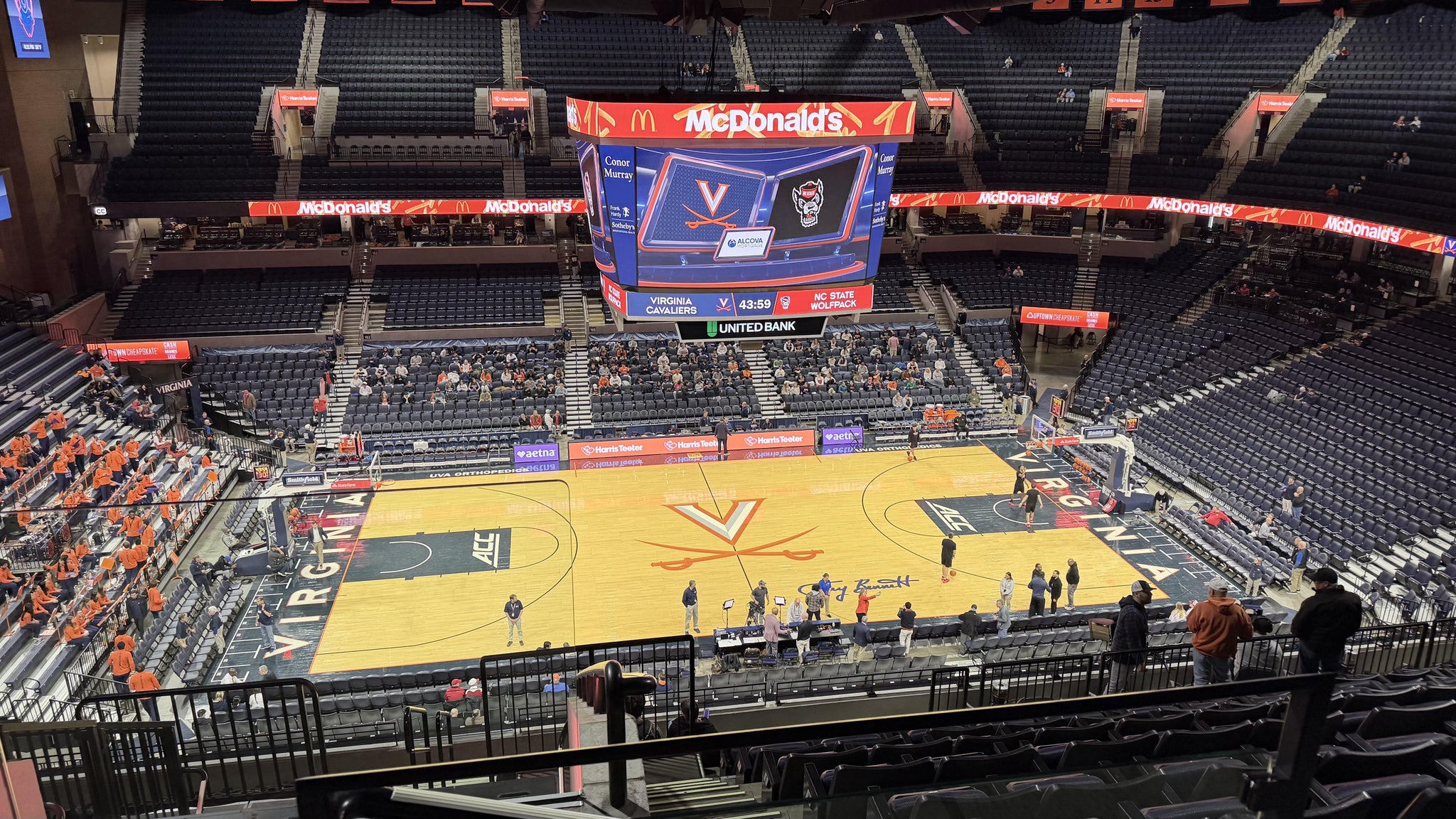 Real Fan View taken from Section 313 at John Paul Jones Arena by Rebecca M