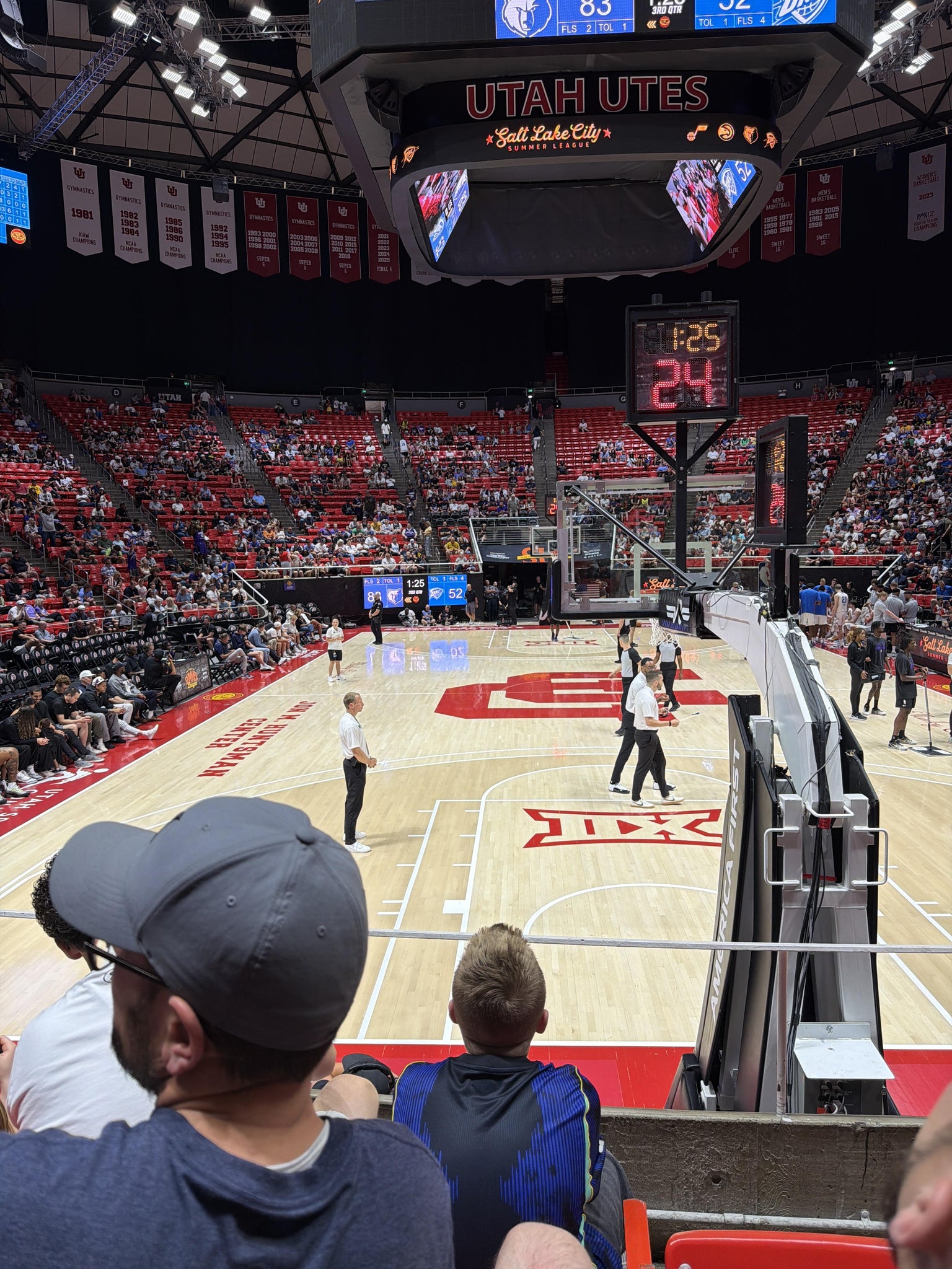 Real Fan View taken from Section U at Jon M. Huntsman Center by Jason L