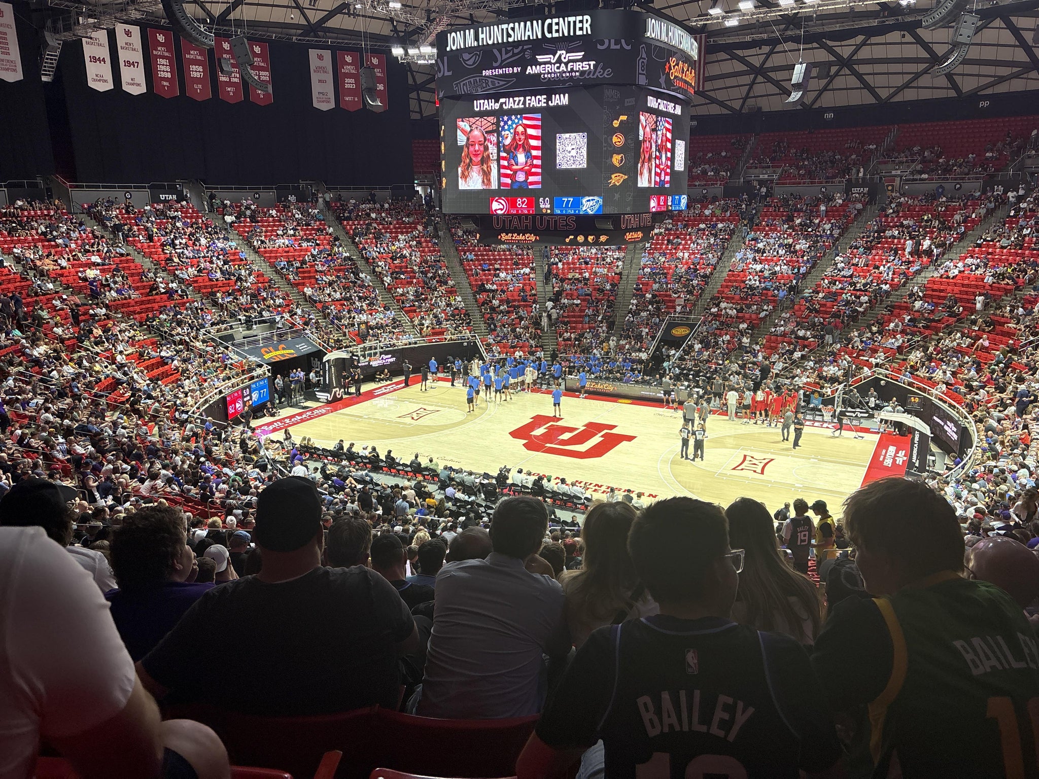 Real Fan View taken from Section Y at Jon M. Huntsman Center by Jeremy W