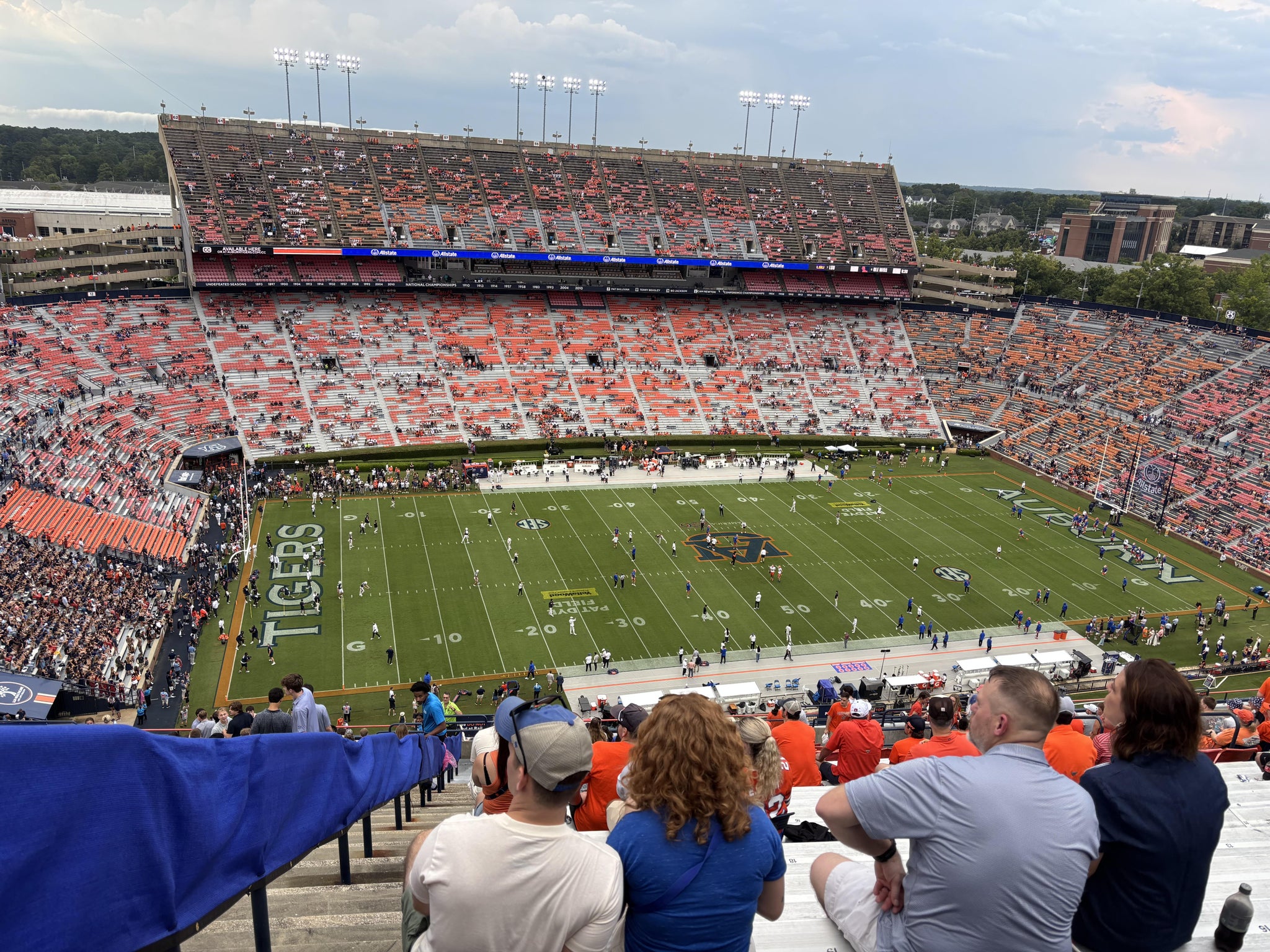 Real Fan View taken from Section 103 at Jordan-Hare Stadium by Anonymous User