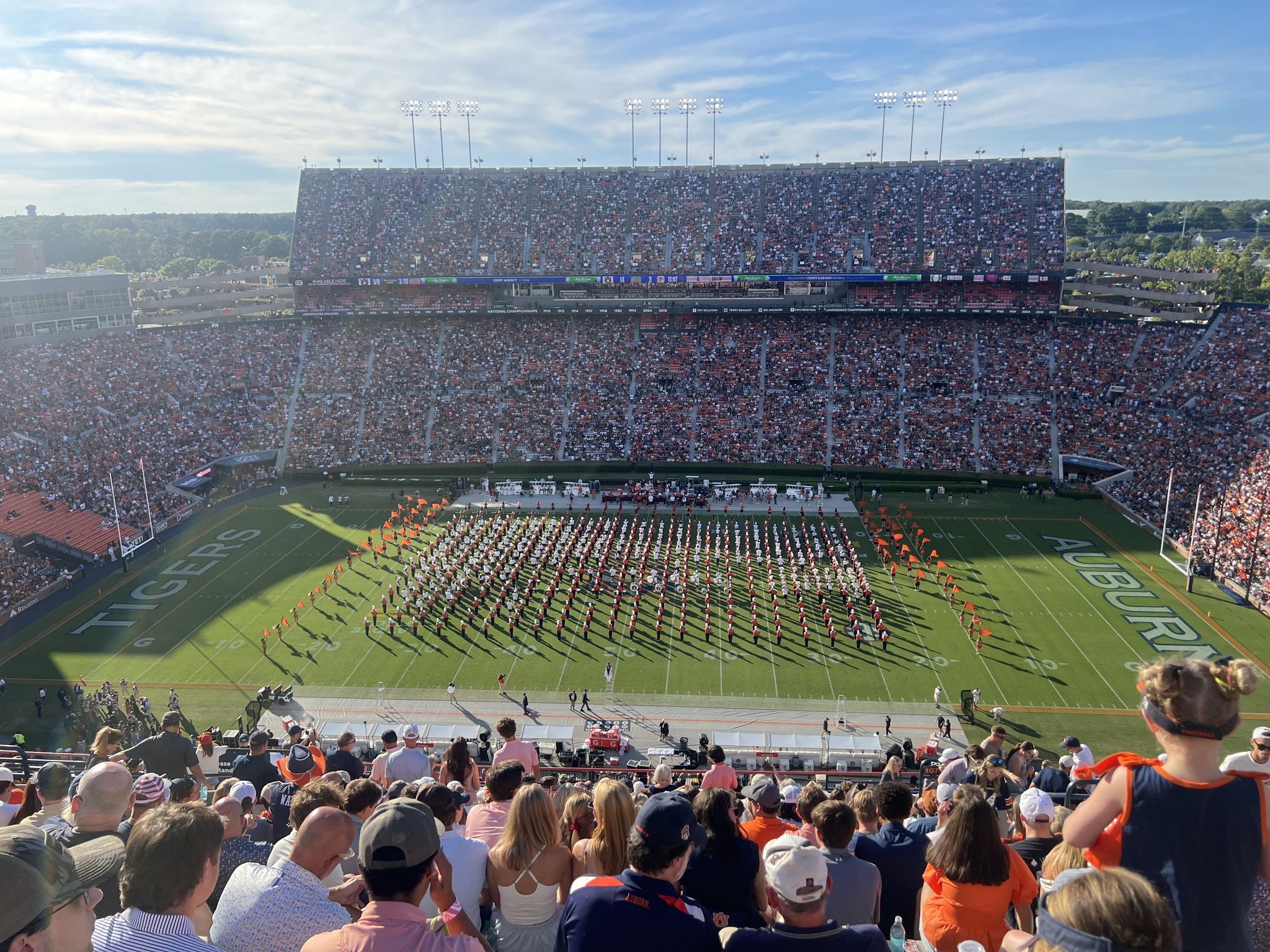 Real Fan View taken from Section 107 at Jordan-Hare Stadium by John t N