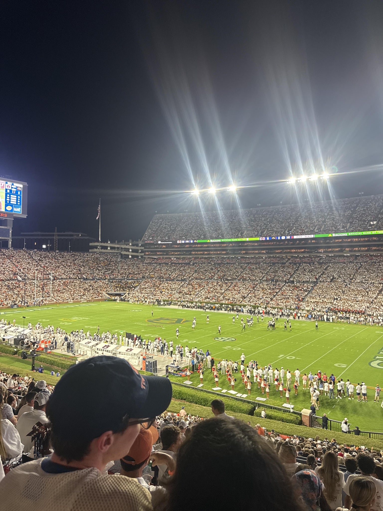 Real Fan View taken from Section 11 at Jordan-Hare Stadium by Evie K